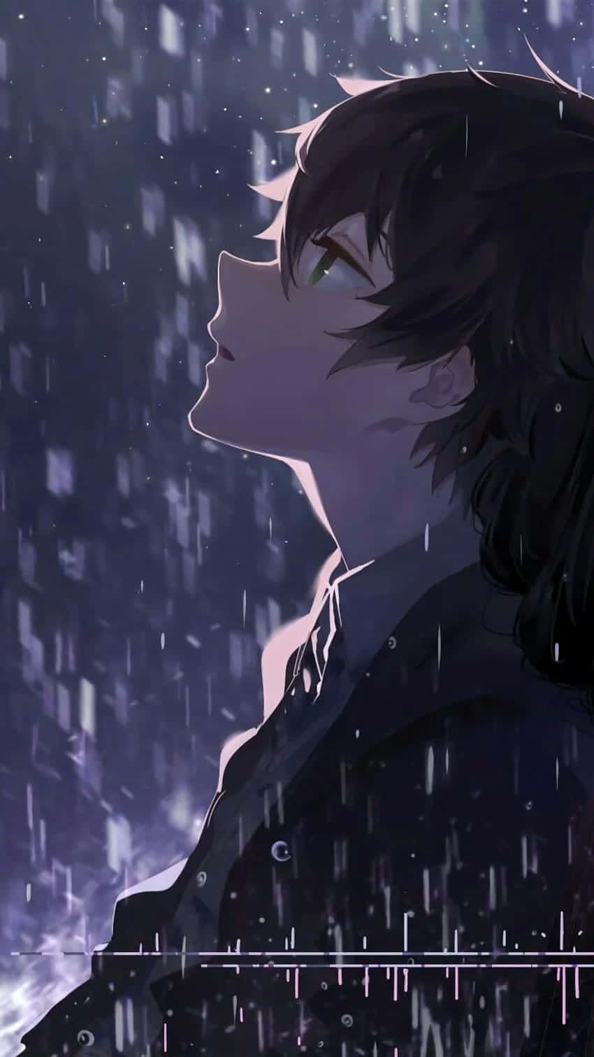 Mga malulungkot na larawan ng Anime Wallpaper