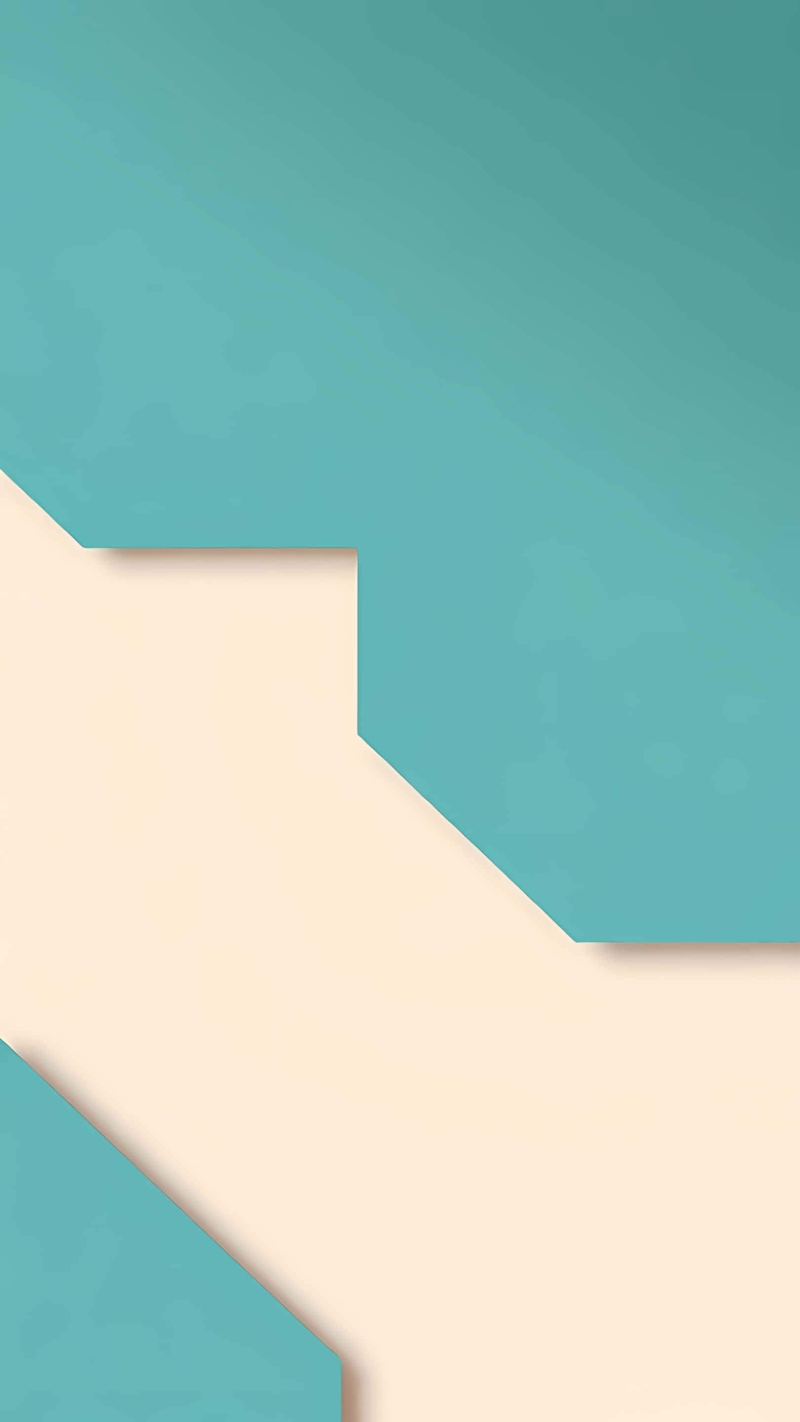 Mga Minimal na Papel na Pinutol na Layer sa Malalambot na Pastel na Kulay Wallpaper