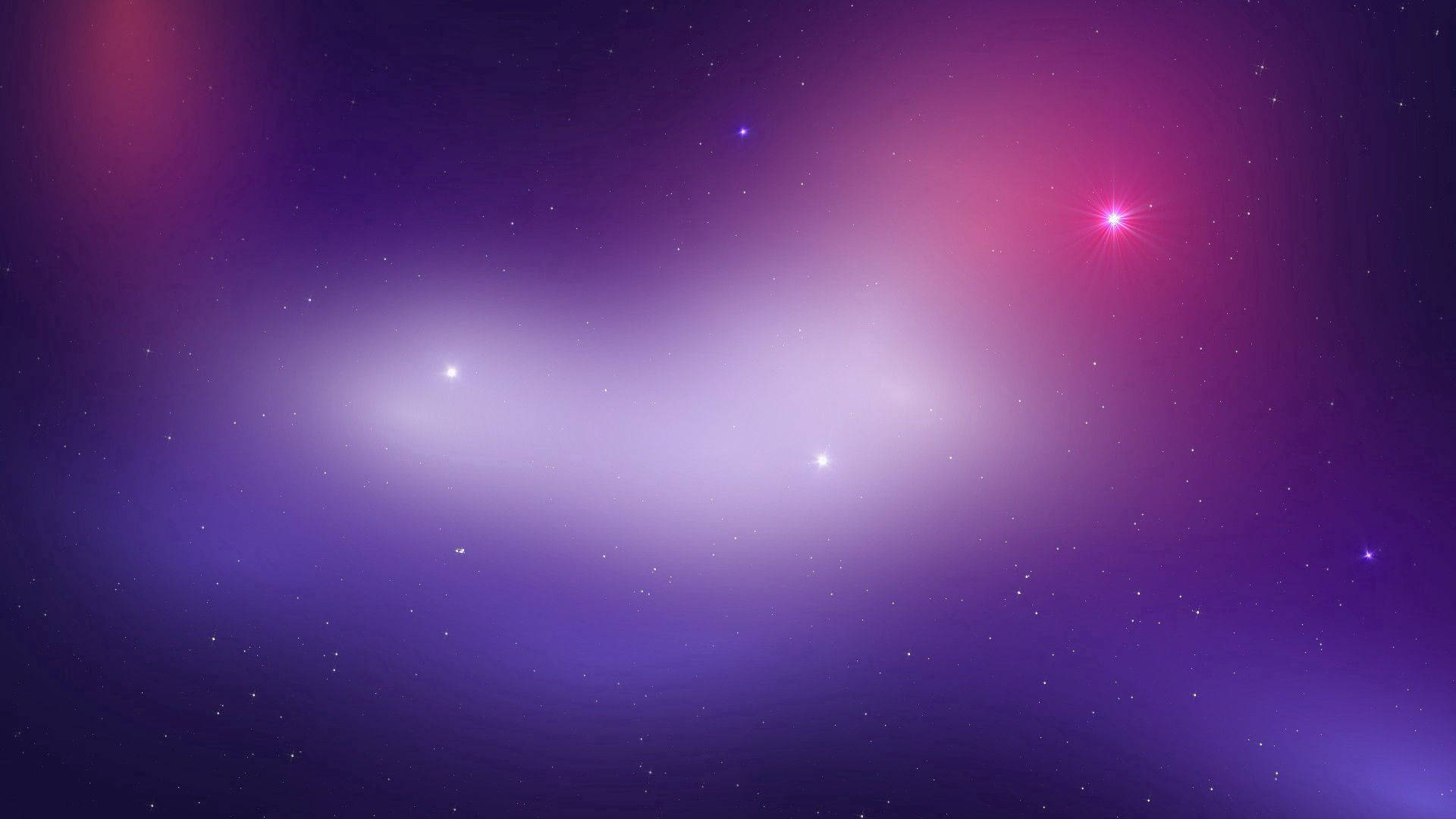 Mga Nakakamanghang Lilang Bituin sa Isang Mahiwagang Galaxy Wallpaper