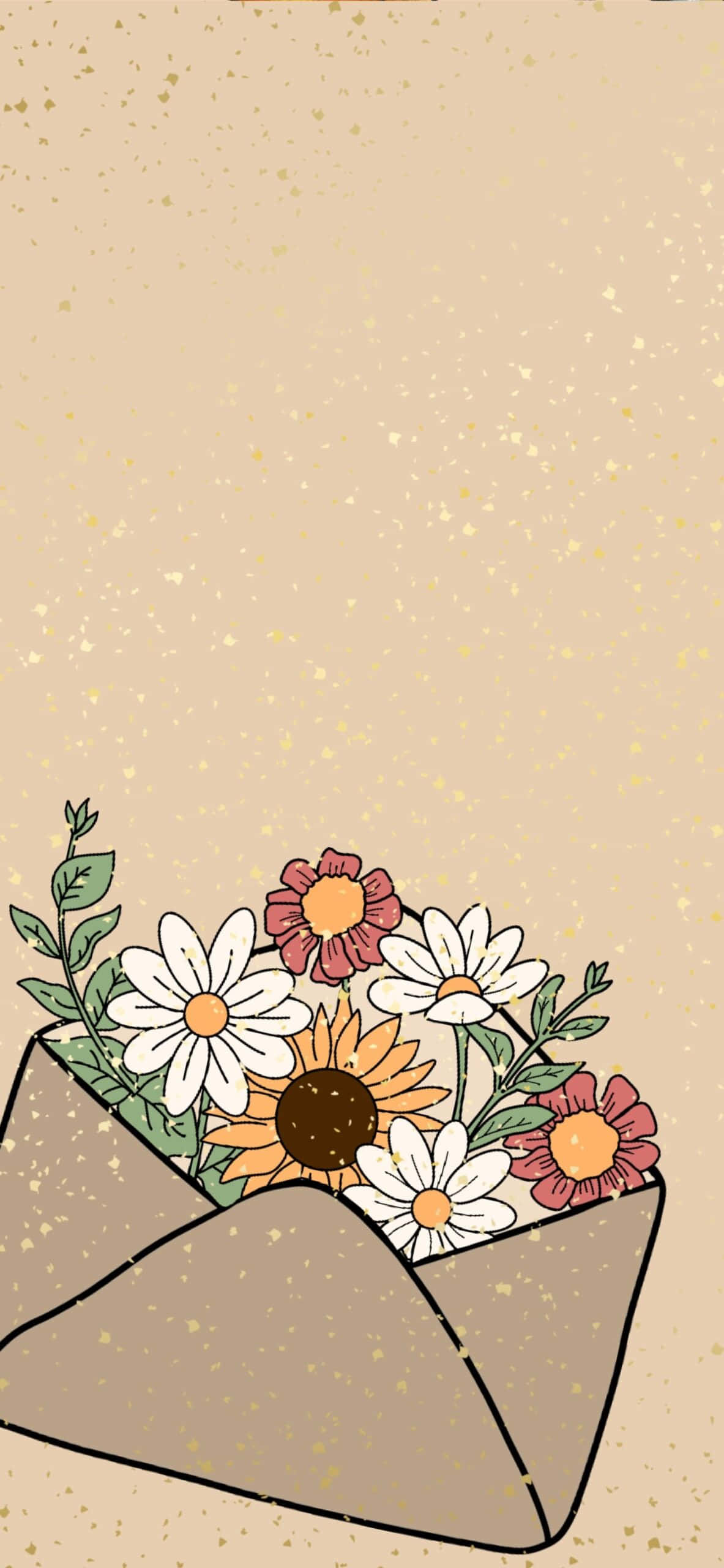 Mga nakakapagpanatag na beige tones para sa kaaya-ayang atmospera ng sala Wallpaper