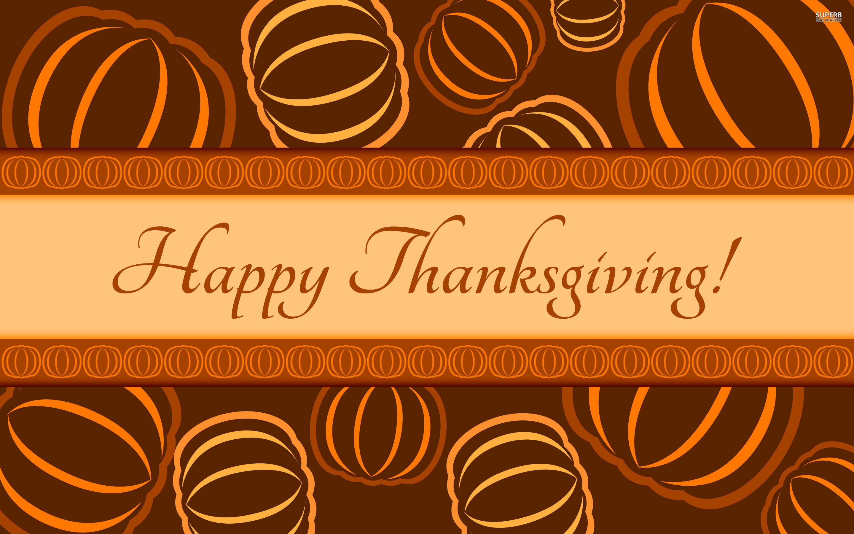 Mga Nakatutuwang Icon ng Kalabasa para sa Thanksgiving Wallpaper