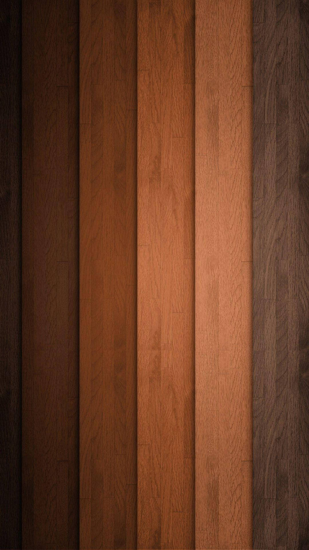 Mga Panel na May Teksturang Kahoy na Kulay Kayumanggi Wallpaper
