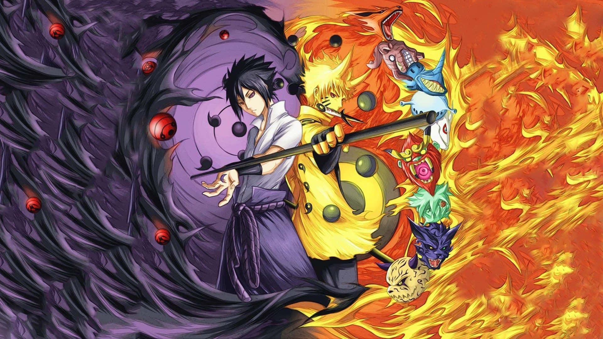 Mga Pangunahing Tauhan ng PS4 Naruto Video Game Wallpaper