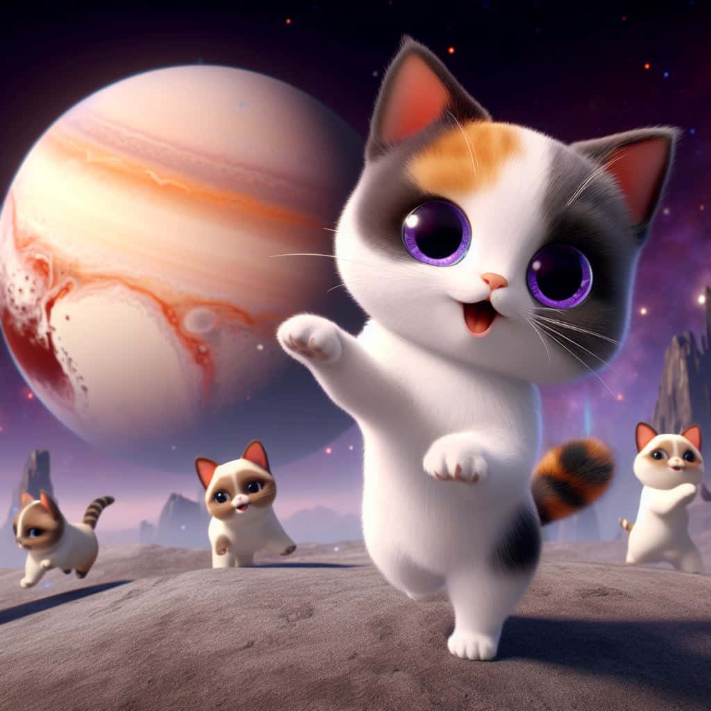 Mga Pusang Sumasayaw sa Kalawakan.JPG Wallpaper