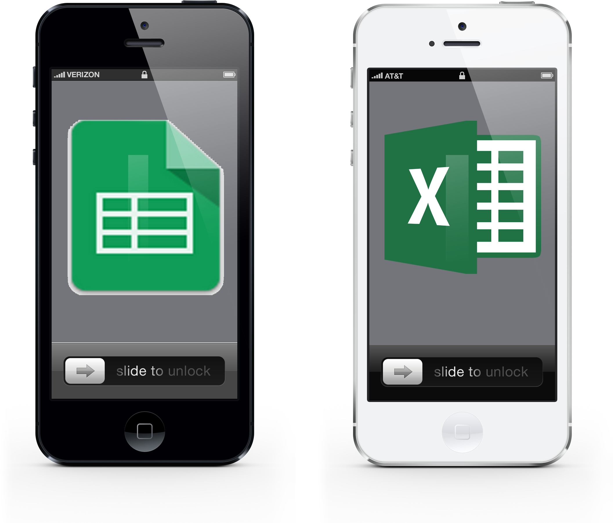 Mga Smartphone na may Spreadsheet Apps Wallpaper