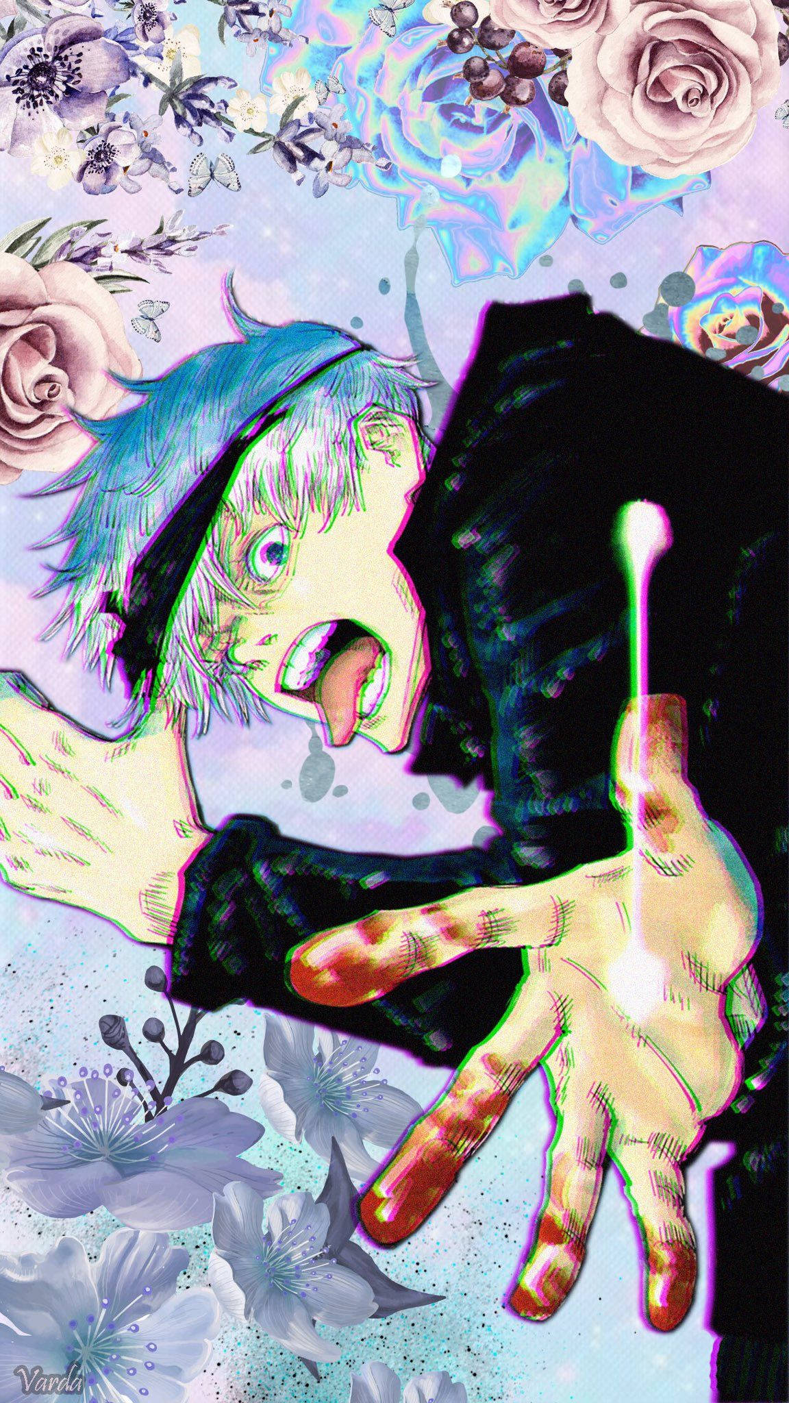 Mga Supernatural na Puwersa sa Trabaho sa Jujutsu Kaisen Wallpaper
