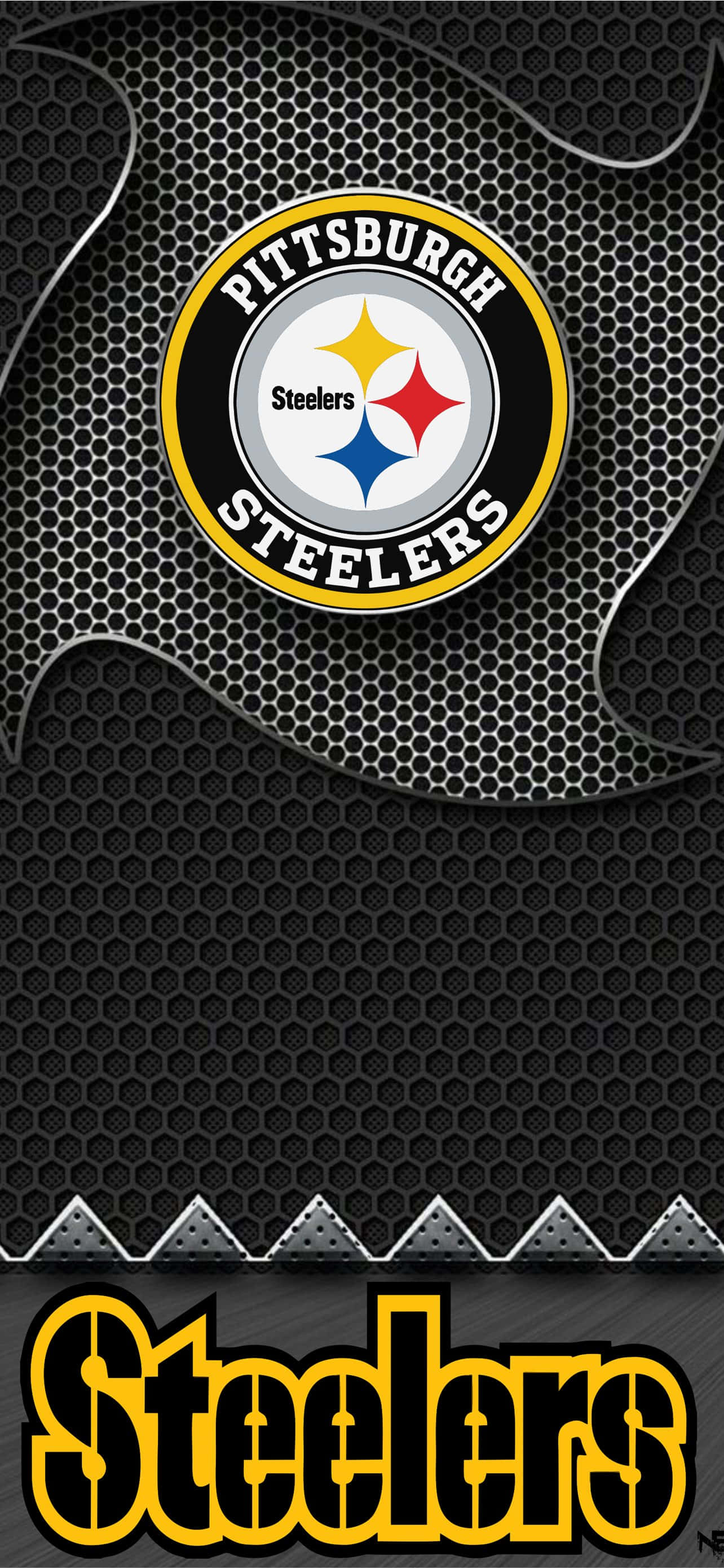 Mga Tagahanga ng NFL Magalak: Ipakita ang Iyong Pagmamalaki sa Team gamit ang Steelers iPhone Wallpaper