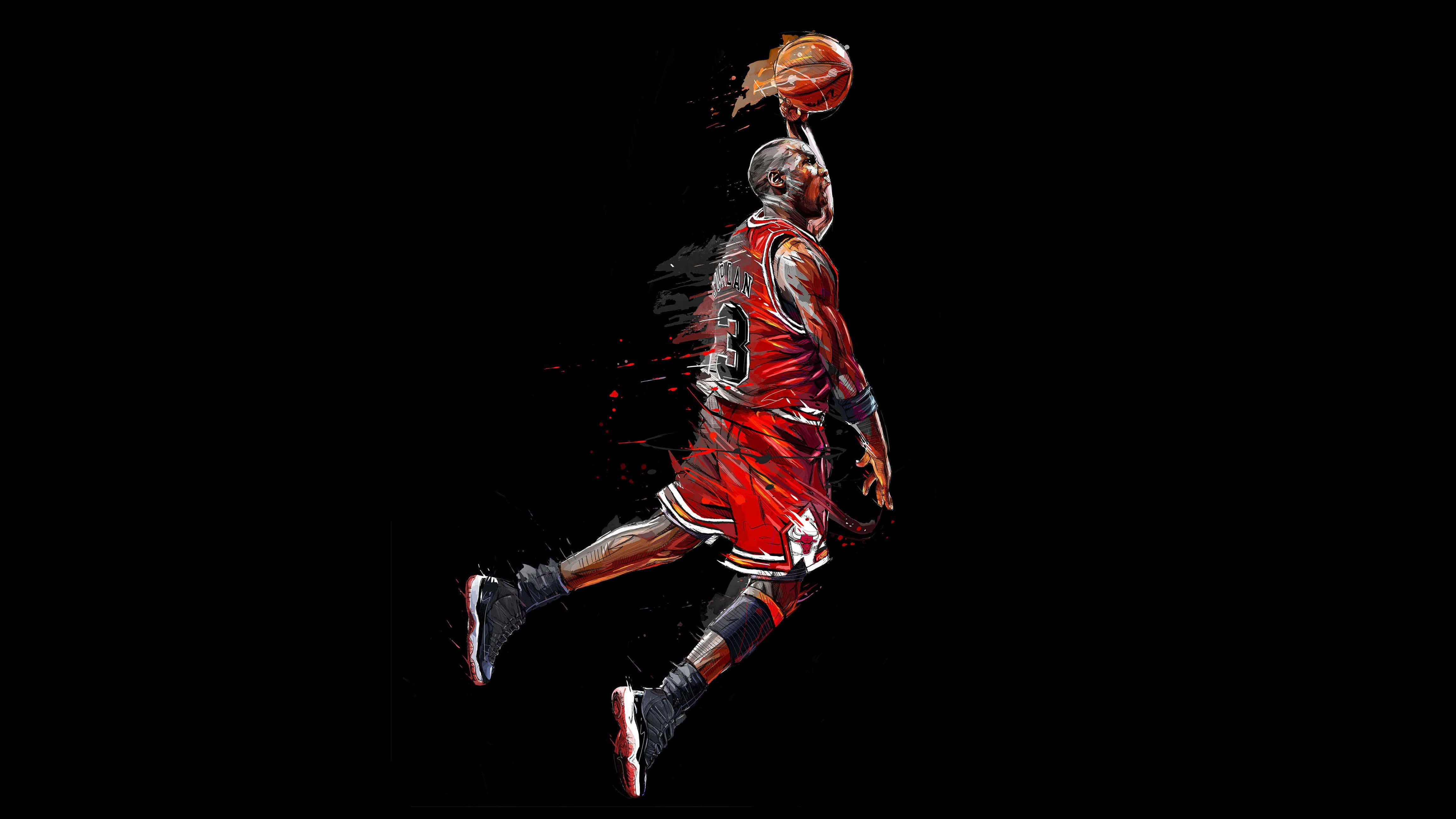 Mga tagahanga ng sports sa lahat ng edad na naglalaro ng kapana-panabik na laro ng 4K Basketball Wallpaper