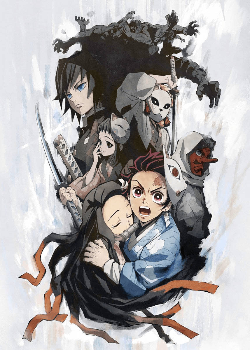 Mga Tauhan ng Demon Slayer na si Tanjiro Wallpaper
