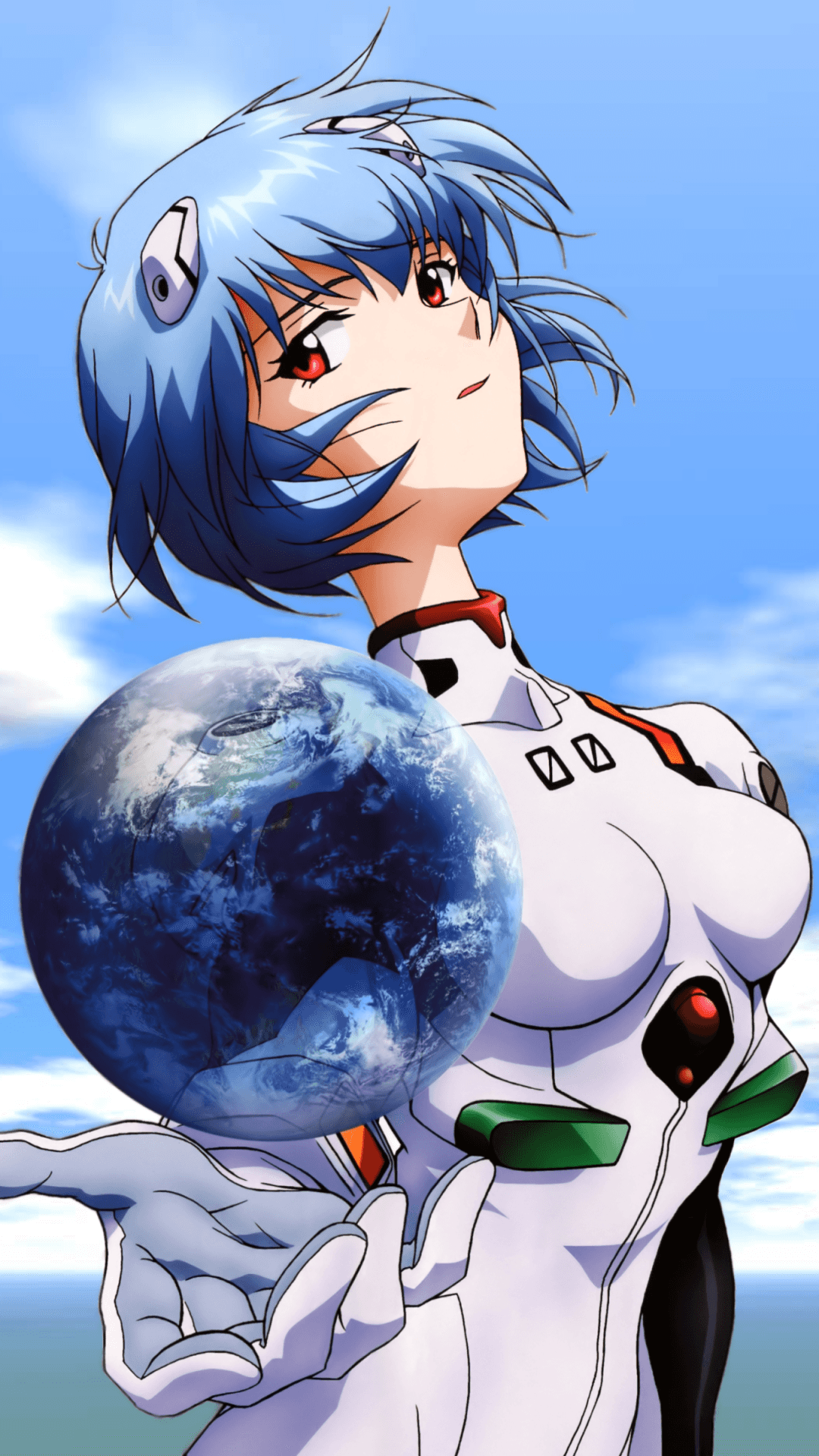 Mga Tauhan ng Neon Genesis Evangelion sa Posisyong Panlaban Wallpaper