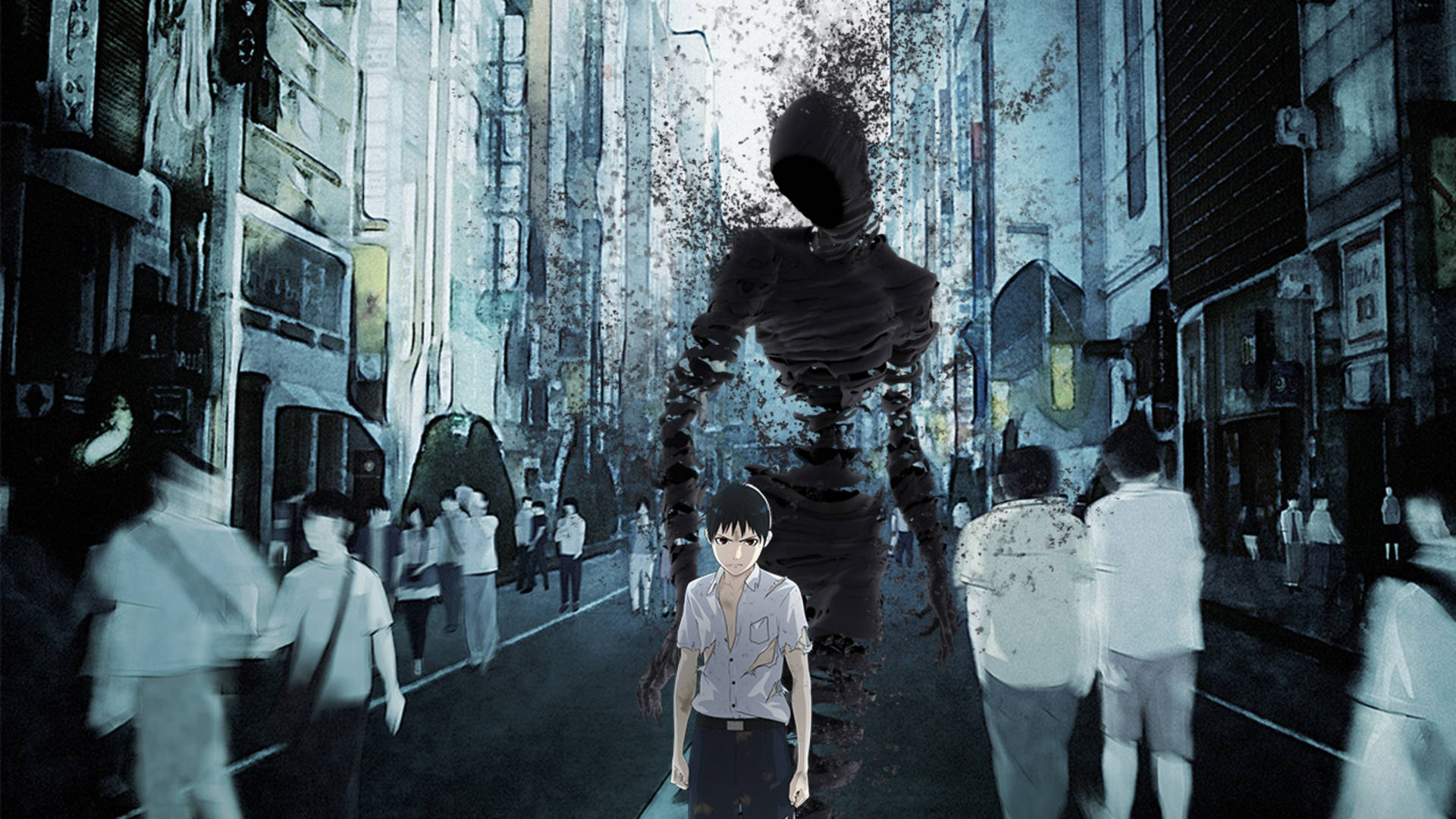 Mga Tauhan sa Anime Ajin: Demi-Human Wallpaper
