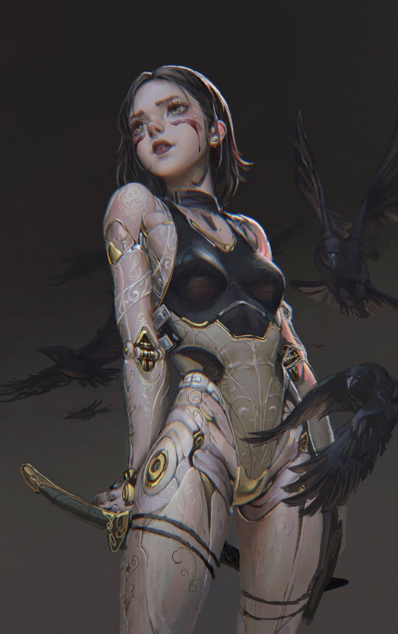 Mga Uwak Alita: Battle Angel Wallpaper