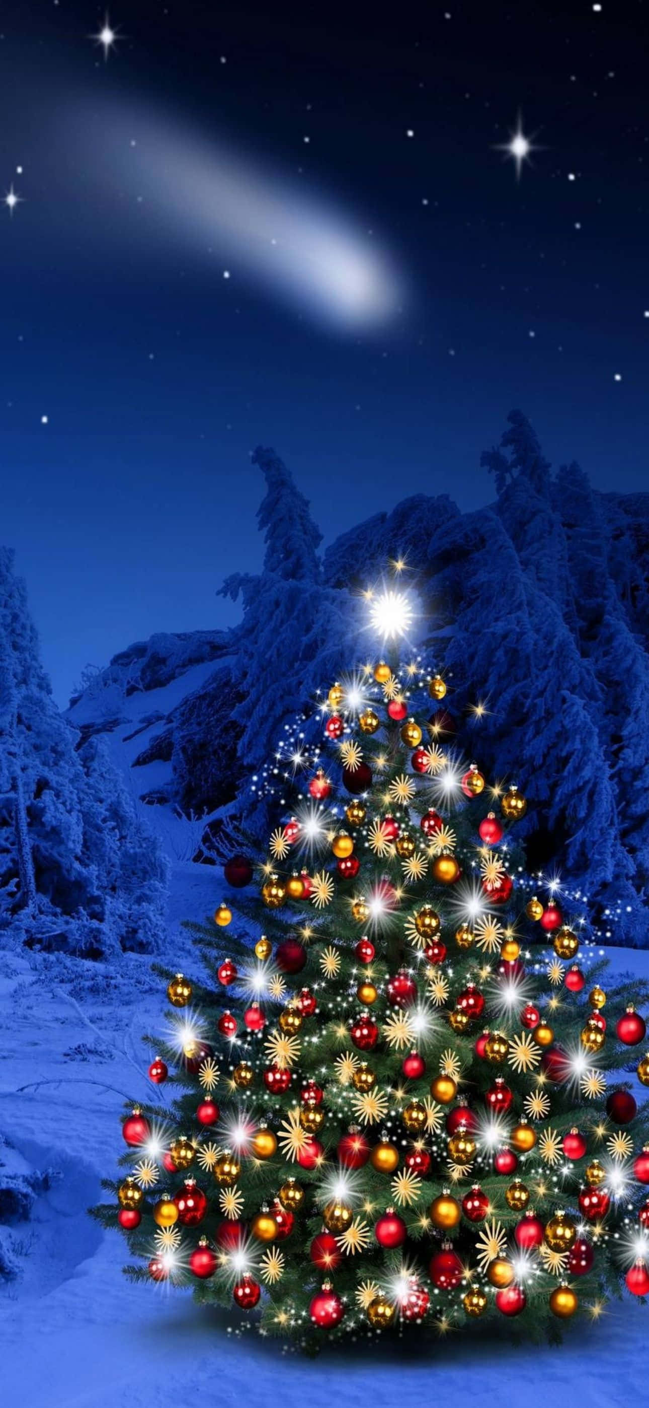 mga wallpaper ng punong pasko - mga wallpaper para sa android Wallpaper