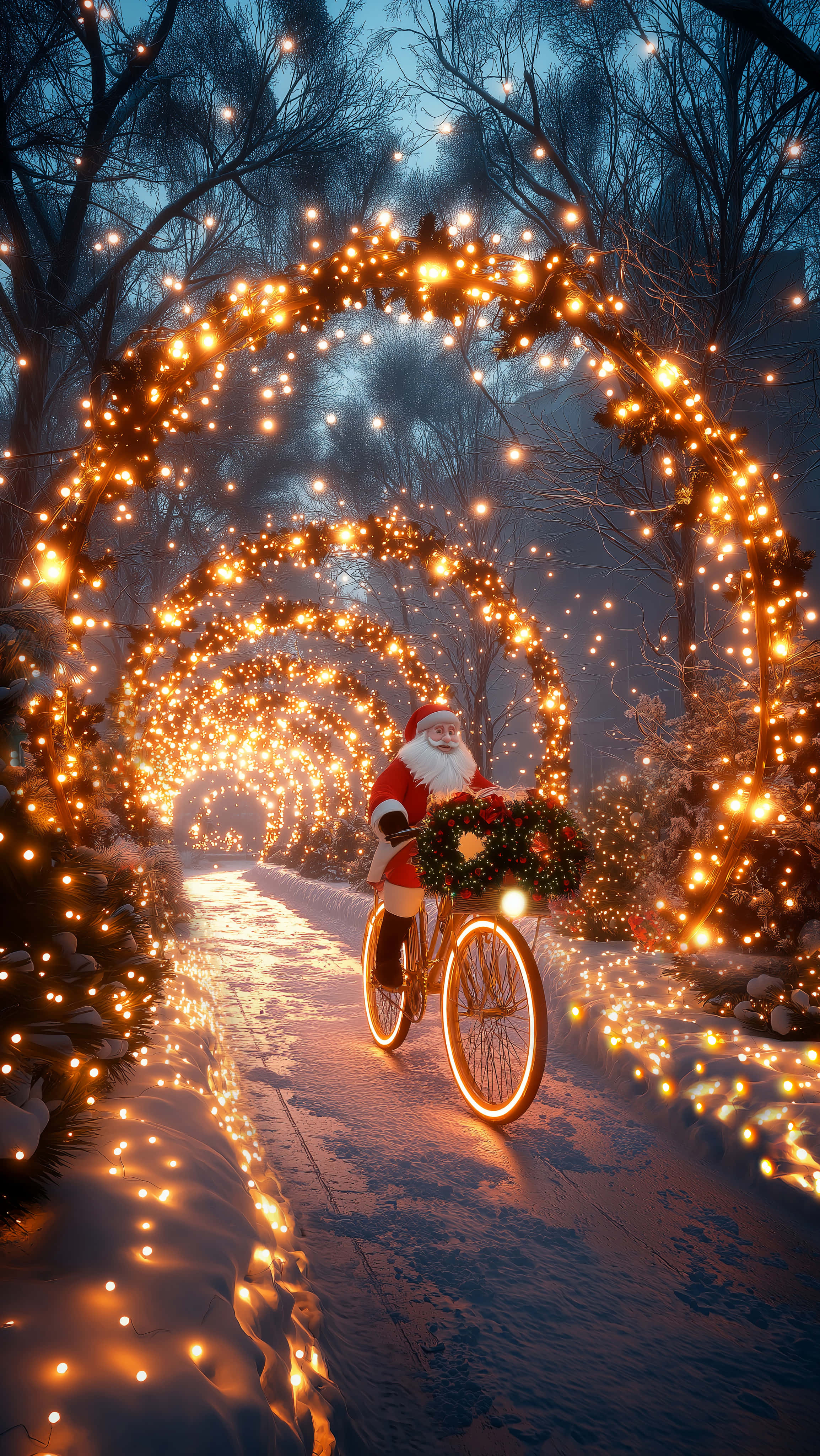 Mga Wallpaper ng Santa Claus para sa Pasko Wallpaper