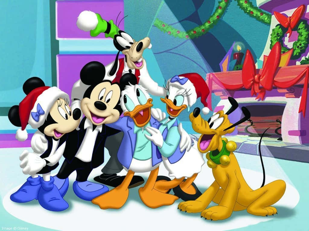 Mickey Mouse Clubhouse Nakakatawang Disney Larawan Wallpaper