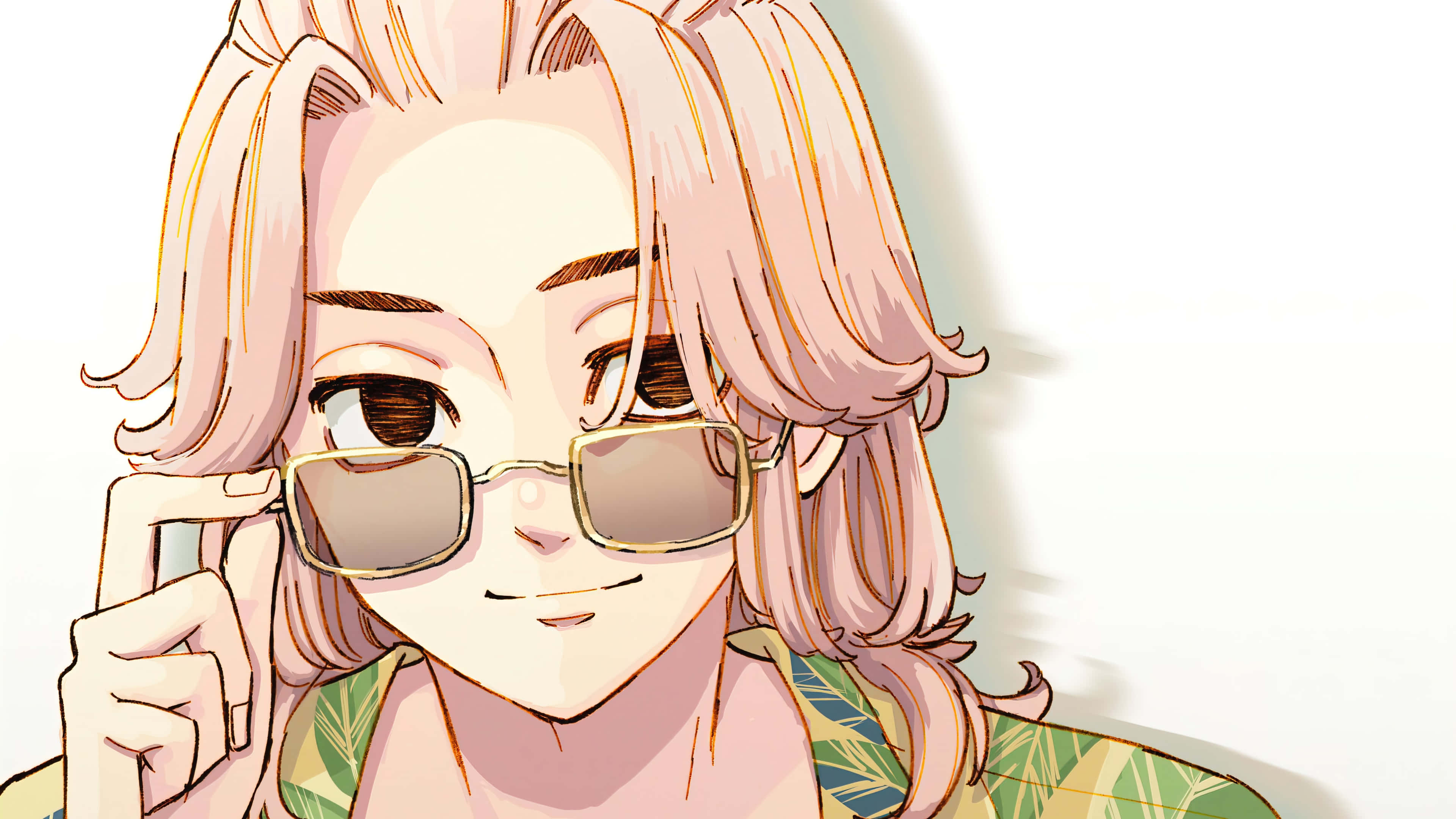 Mikey na May Sunglass Tokyo Revengers Pfp Wallpaper