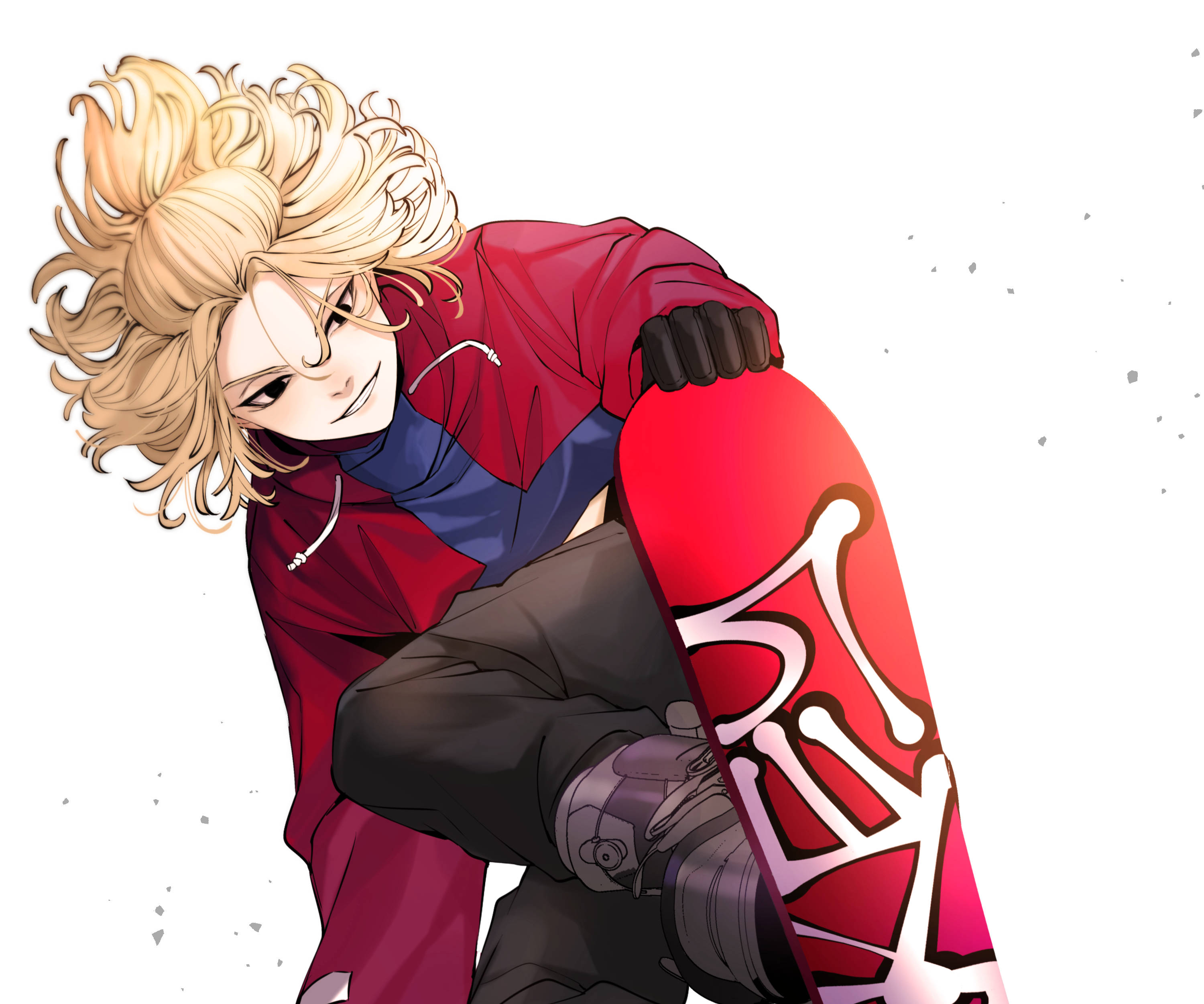 Mikey na naka-pulang jacket mula sa Tokyo Revengers Wallpaper