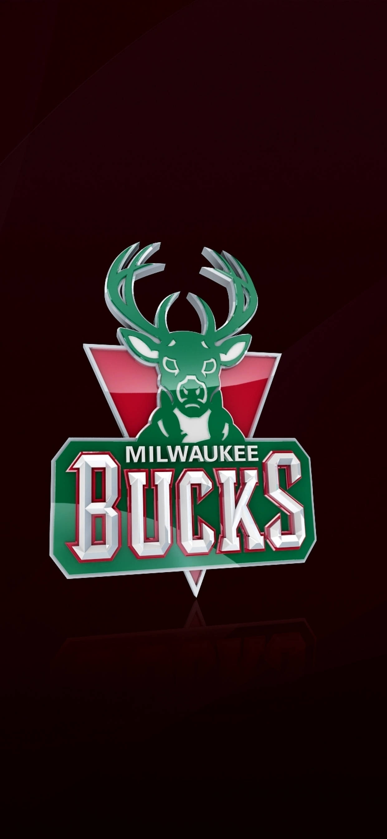Milwaukee Bucks sa Dark Red Wallpaper