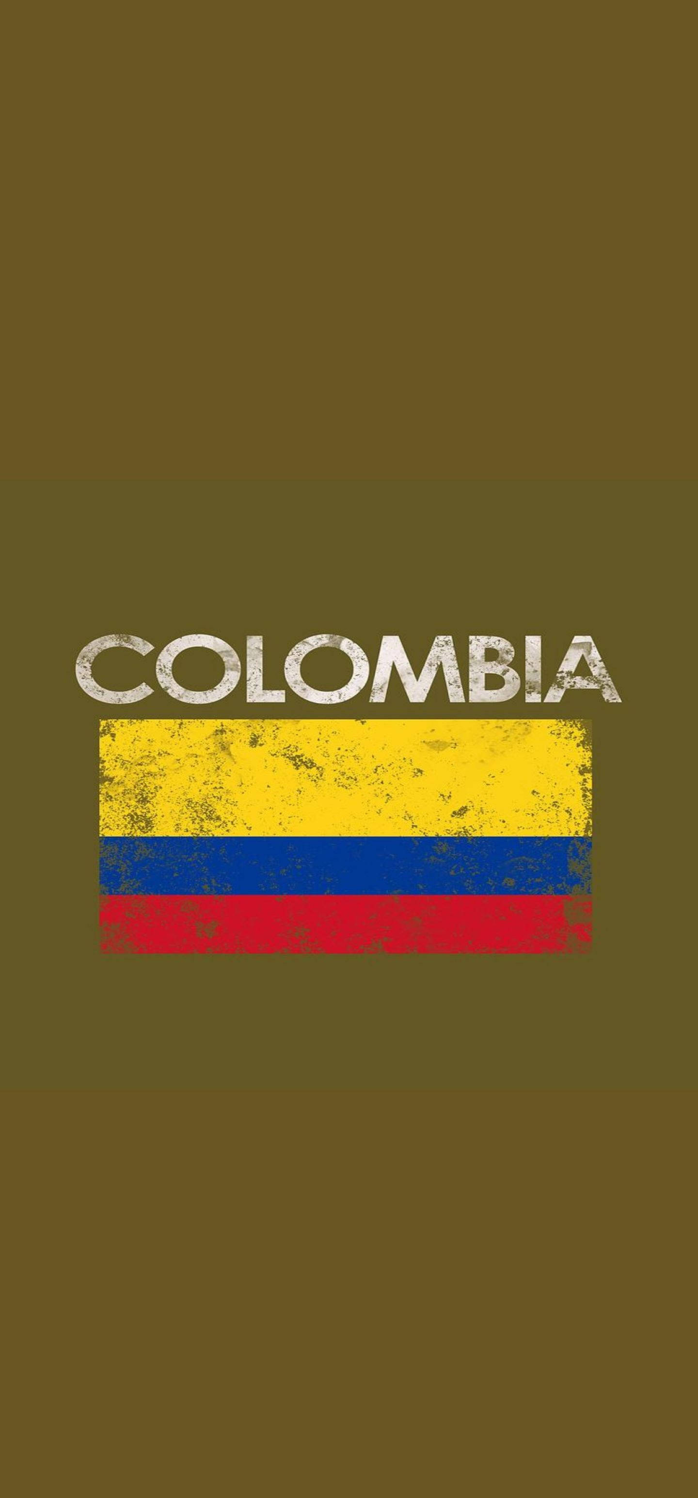 Sining ng Wata ng Colombia na Minimalist Wallpaper