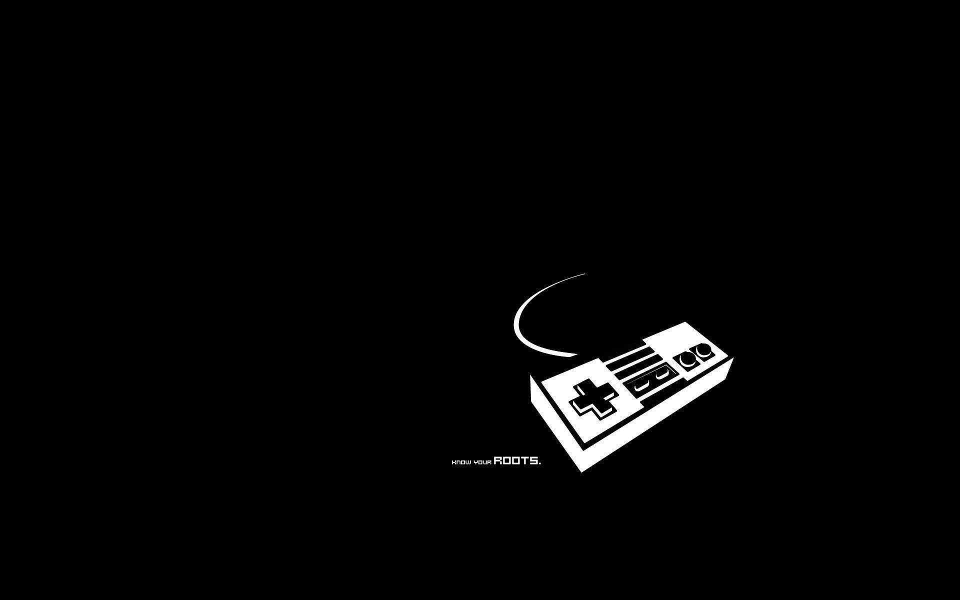 Minimalist na Lumang Gaming Controller Wallpaper