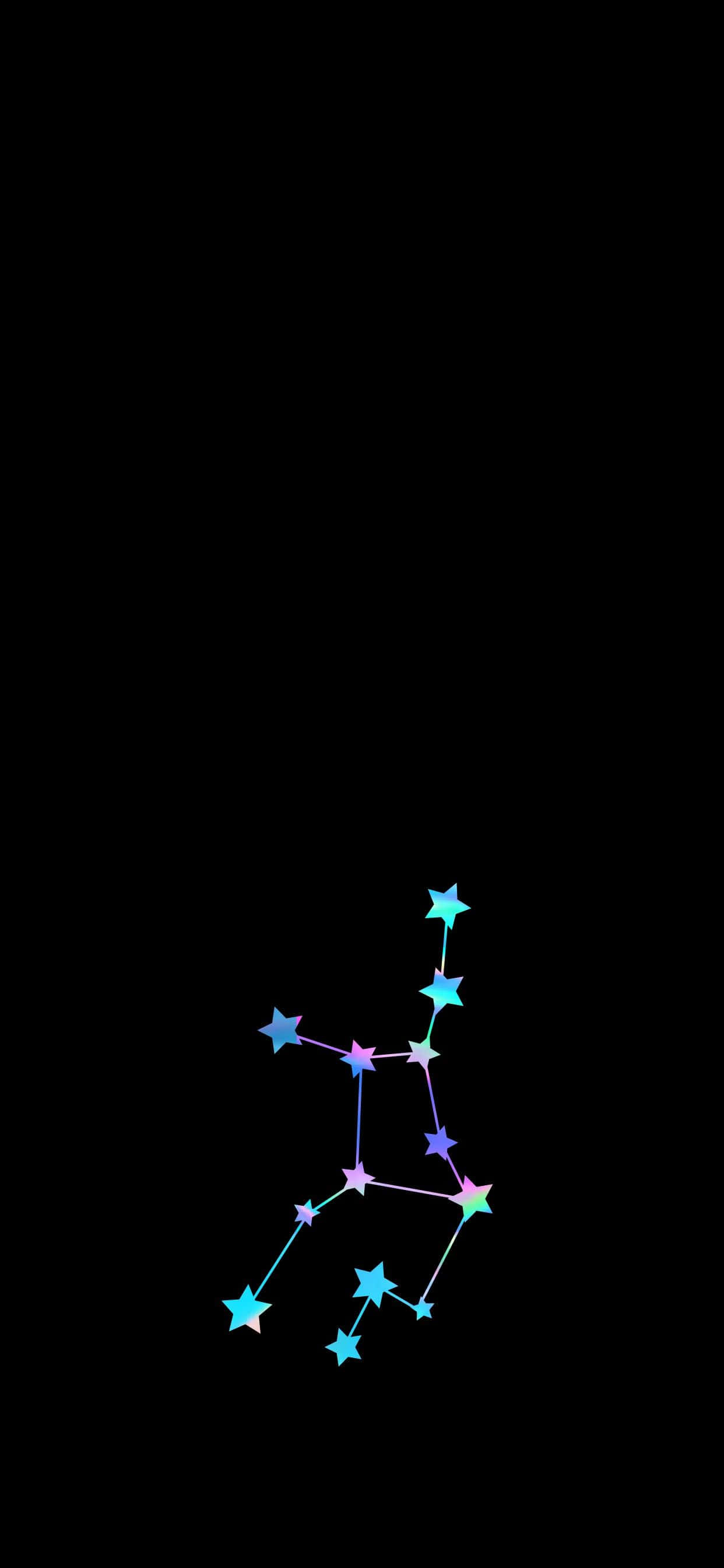 Minimalistang Virgo Astrology iPhone Wallpaper