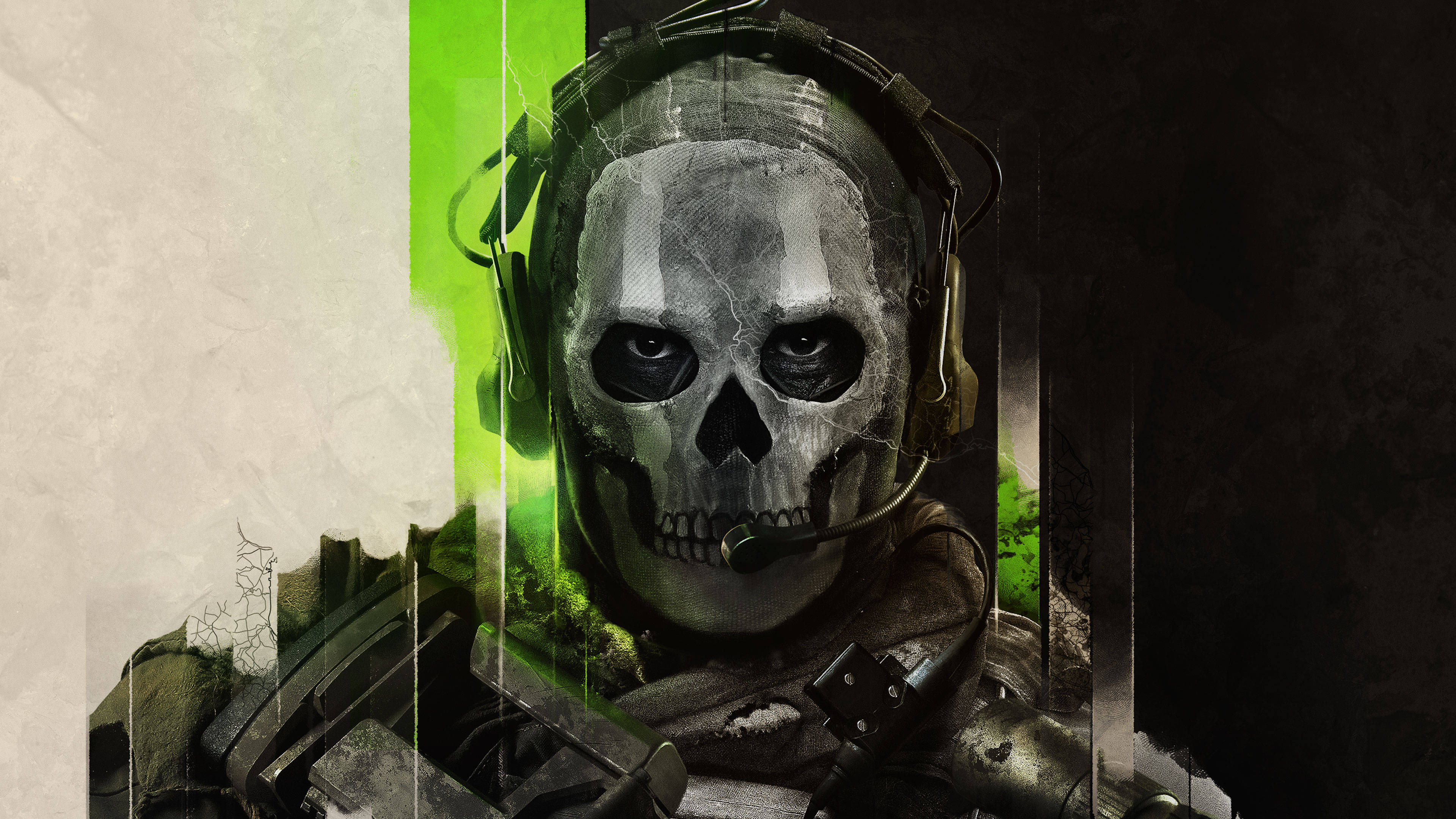Minimalistang 4K Call Of Duty Ghost Wallpaper