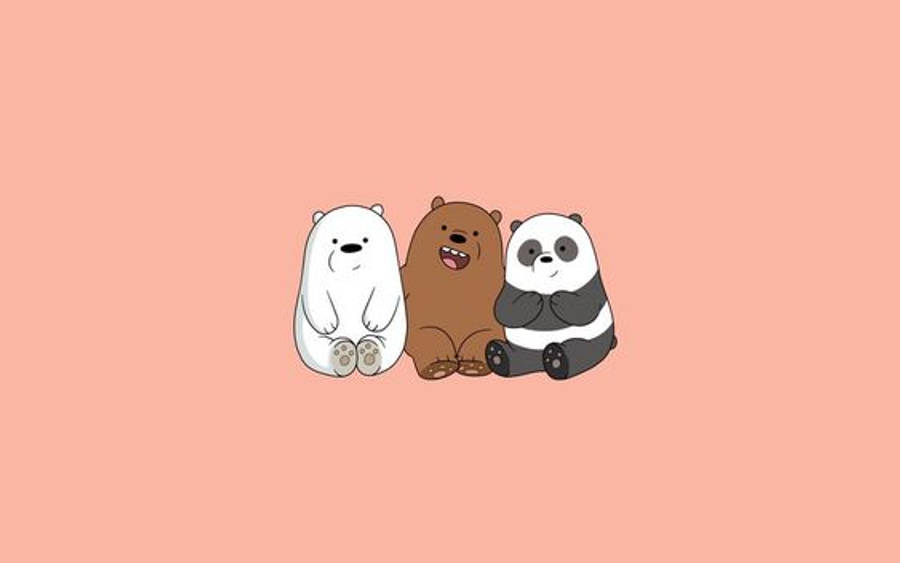 Minimalistang Aesthetic na We Bear Bears Wallpaper