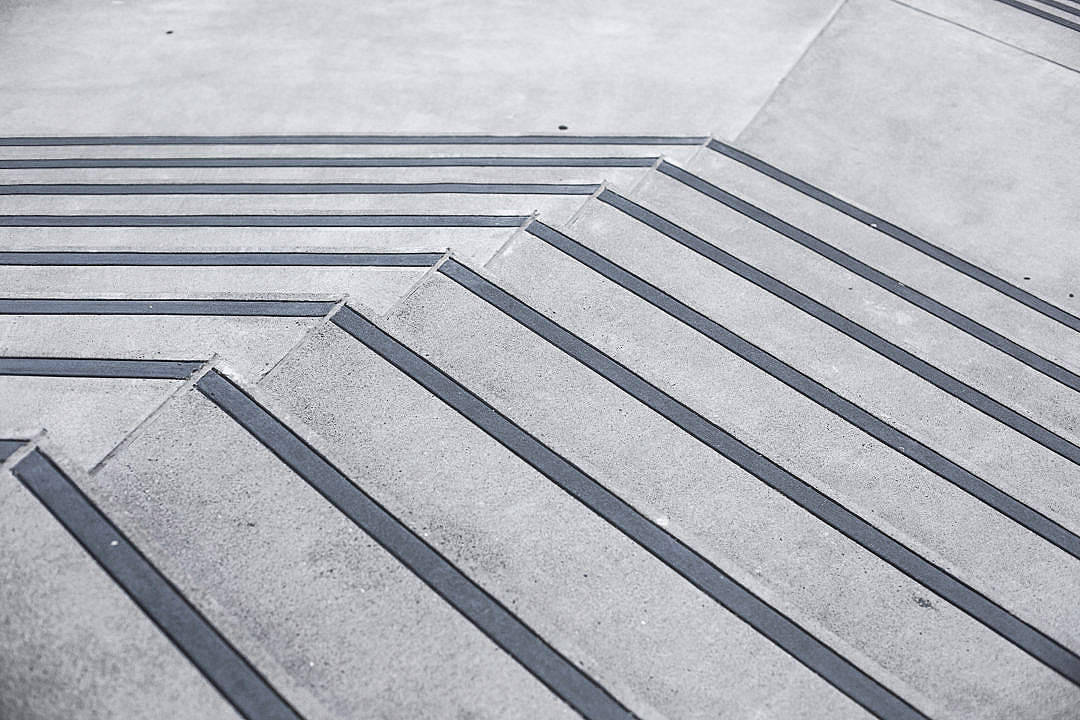 Minimalistang Aesthetic na Desktop na Konkretong Hagdan Wallpaper