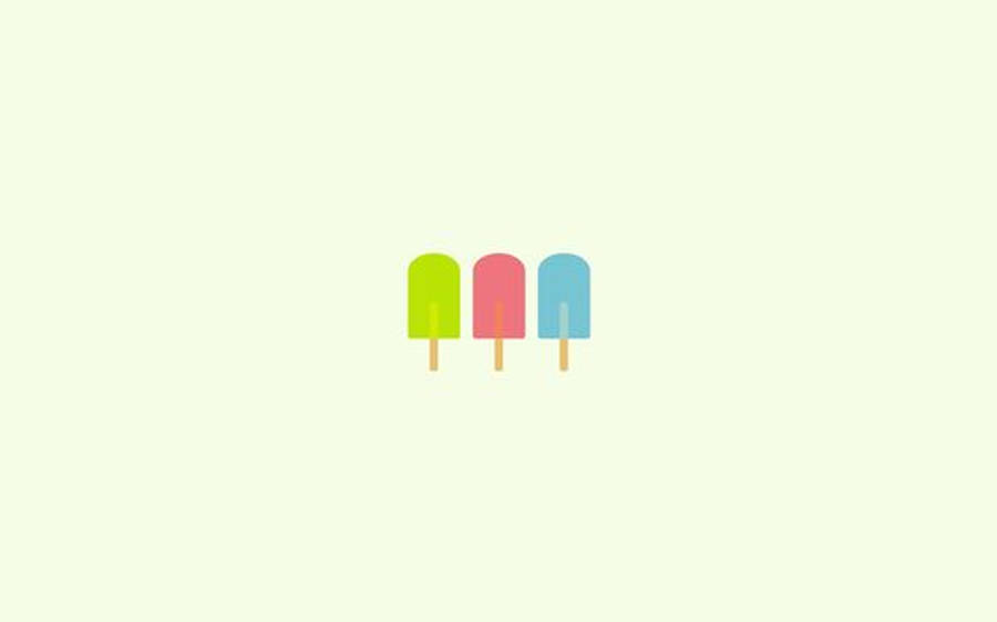 Minimalistang Aesthetic na Popsicle Sticks Wallpaper