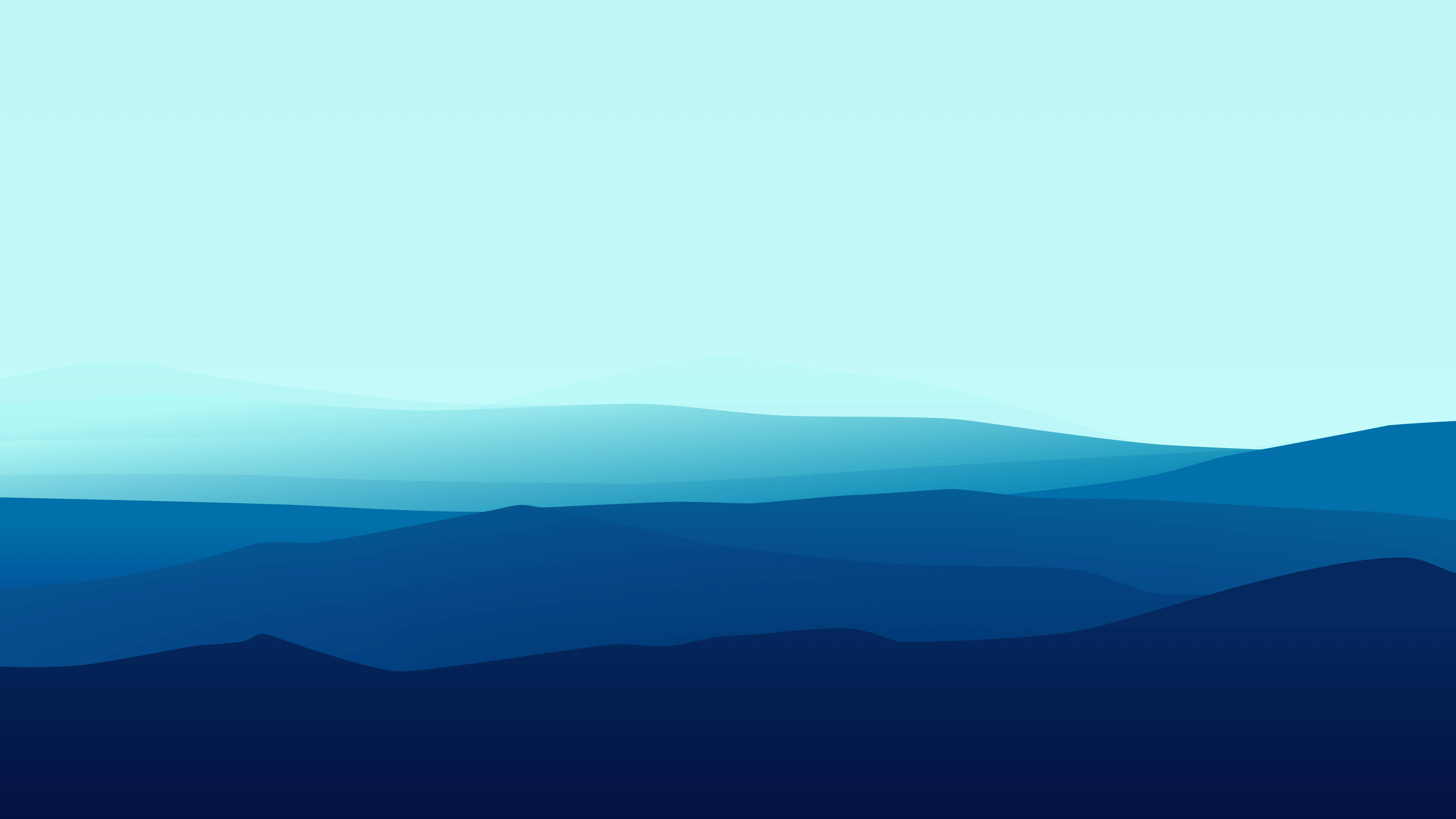 Minimalistang Asul na Kulay Wallpaper