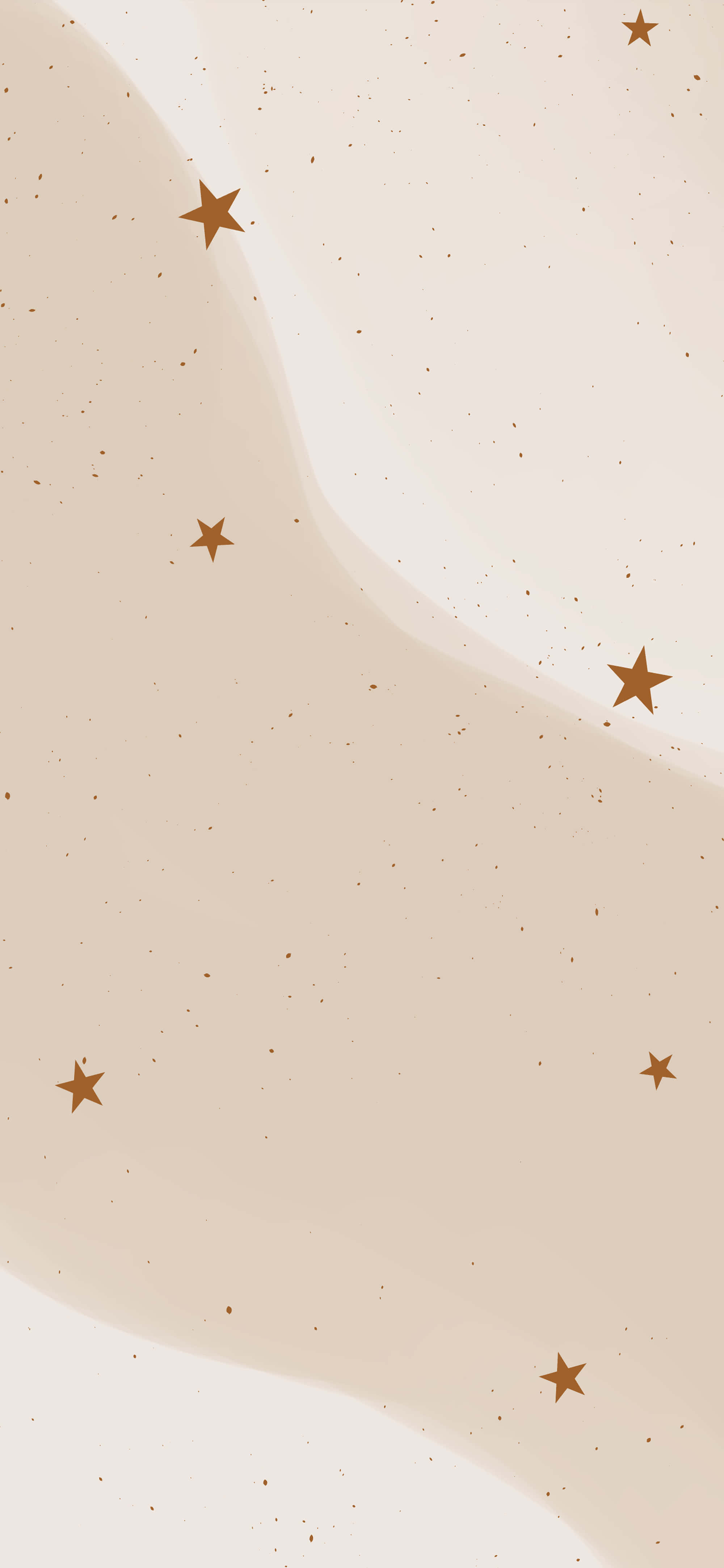 Minimalistang Beige Aesthetic Background Na May Mga Bituin Wallpaper
