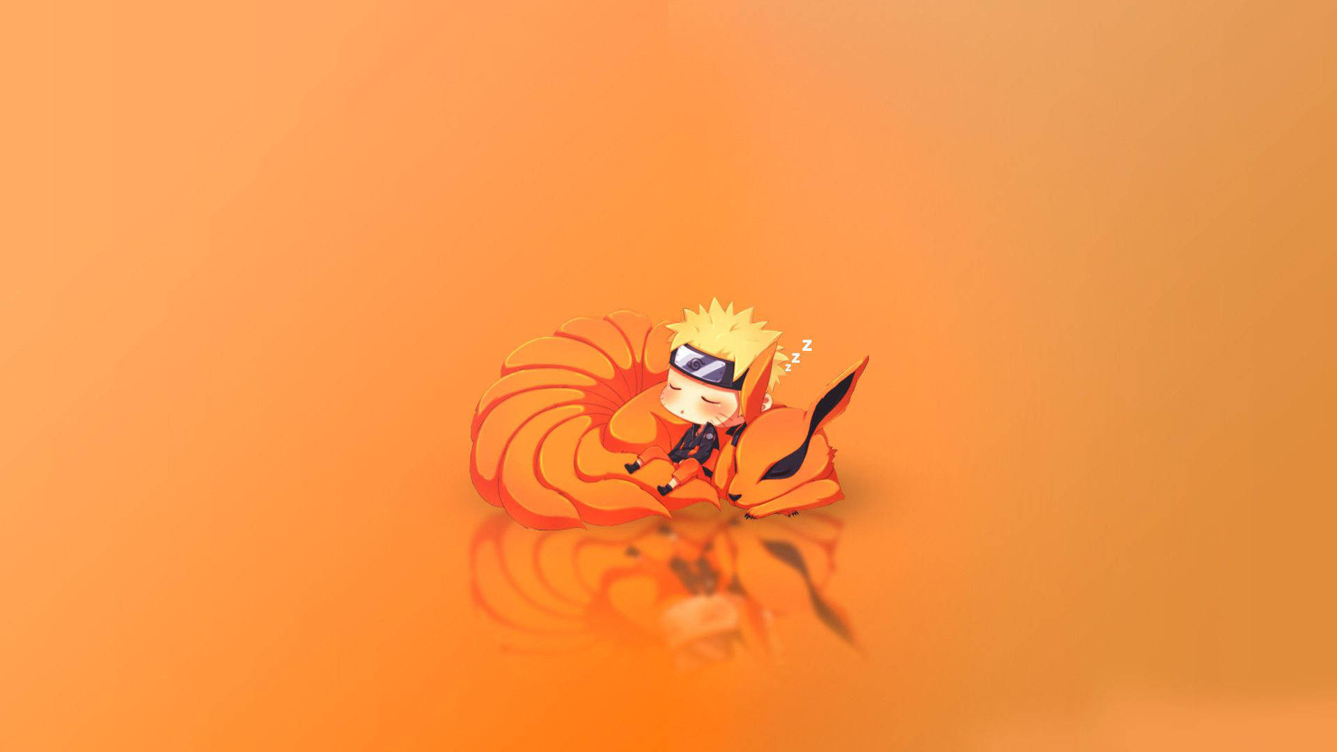 Minimalistang Cute Naruto Wallpaper