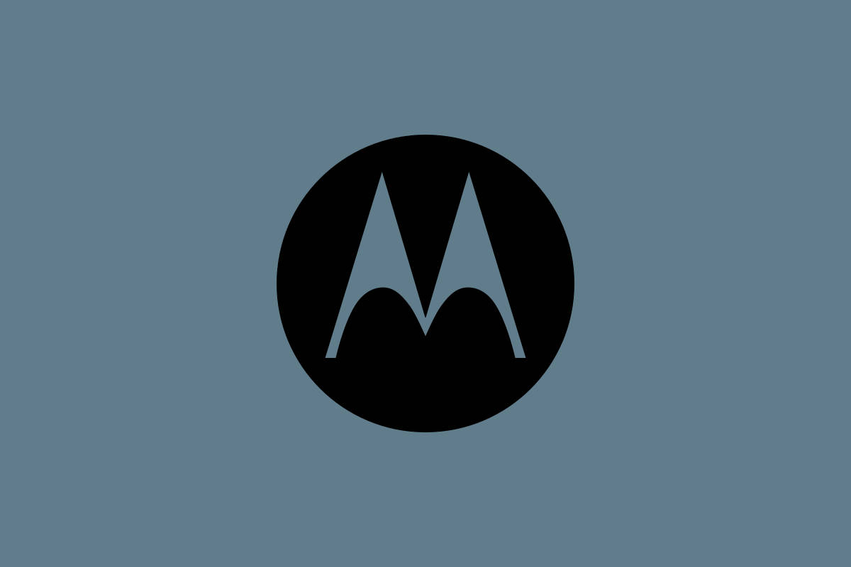 Minimalistang Inisyal ng Motorola Wallpaper