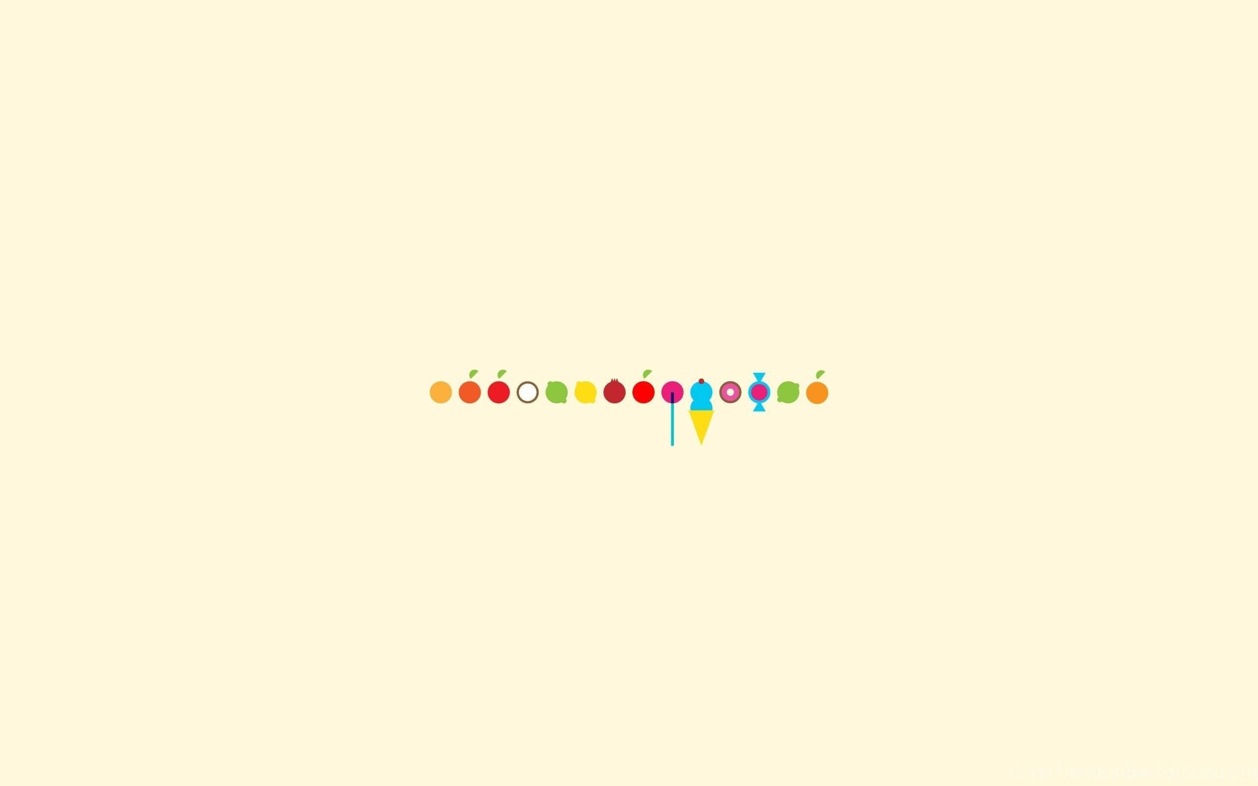 Minimalistang Pagkain Pastel Yellow Aesthetic Wallpaper