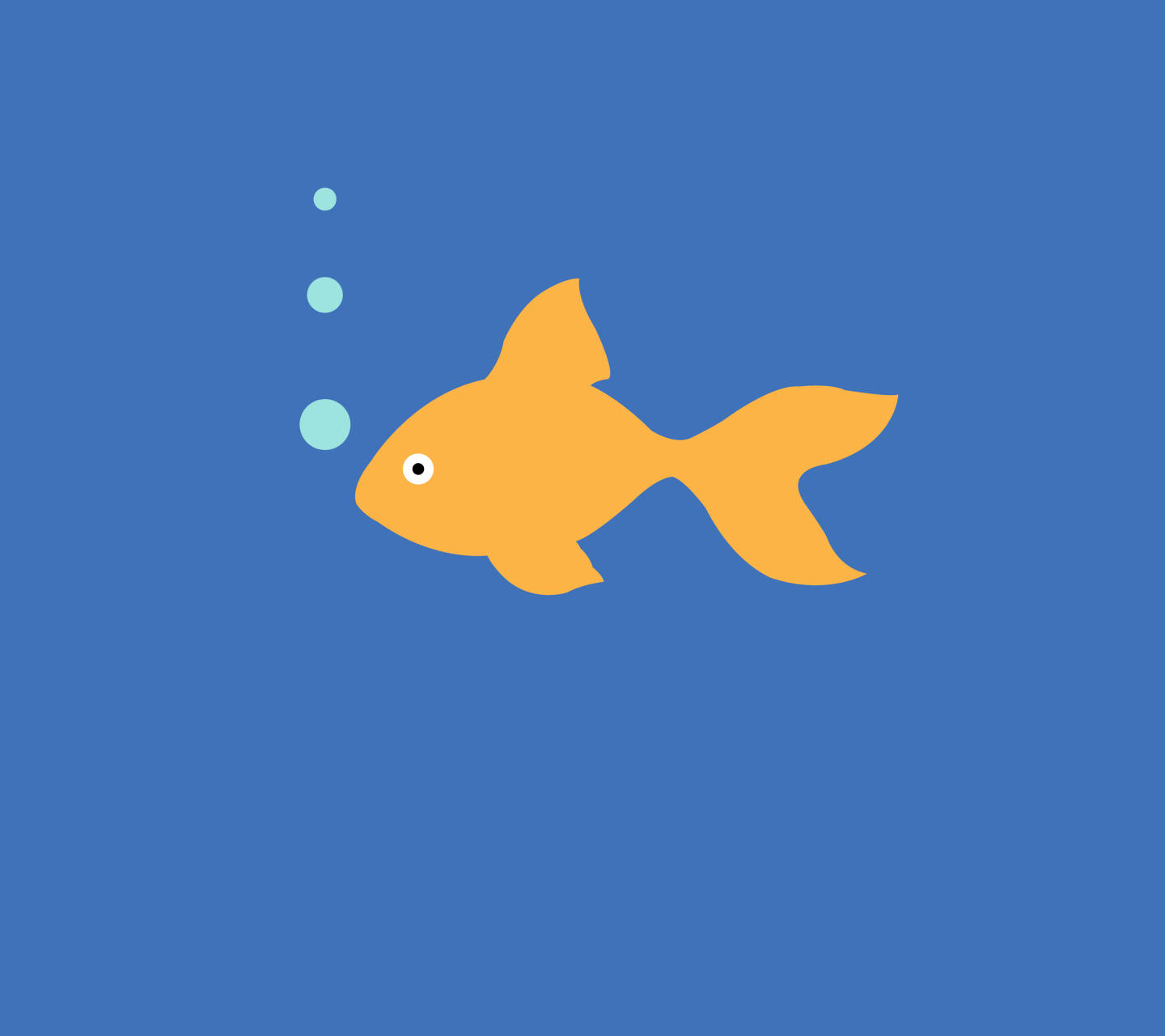 Minimalistang Sining na Astig na Isda Wallpaper