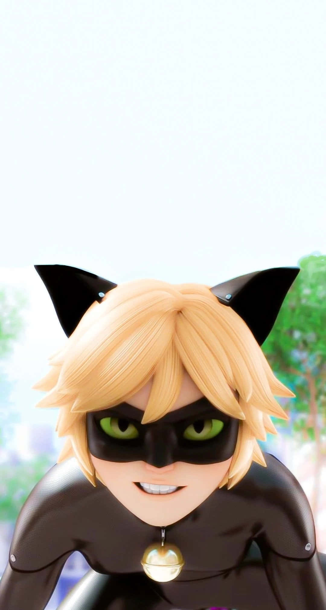Miraculous Ladybug at Cat Noir Handa nang Iligtas ang Araw Wallpaper