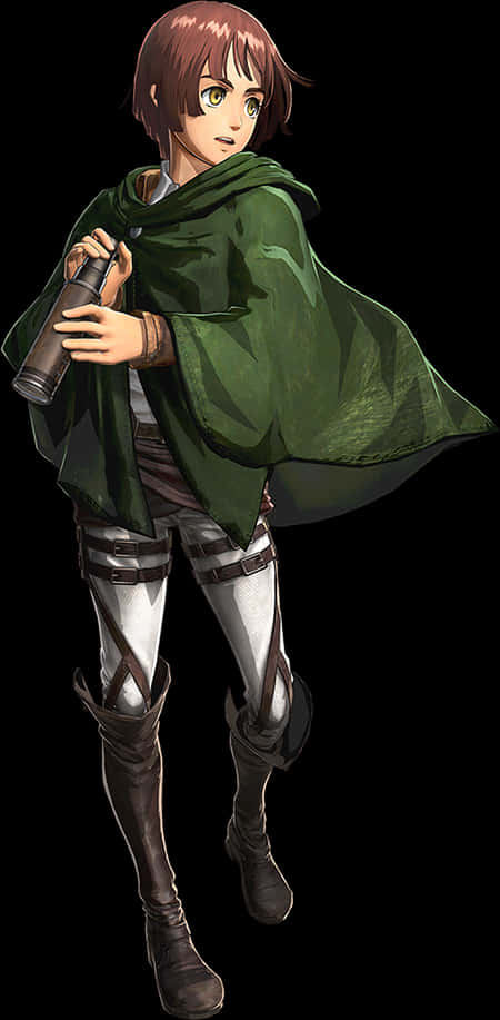 Miyembro ng Scout Regiment mula sa Attack on Titan Wallpaper