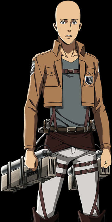 Miyembro ng Scout Regiment ng Attack on Titan Wallpaper