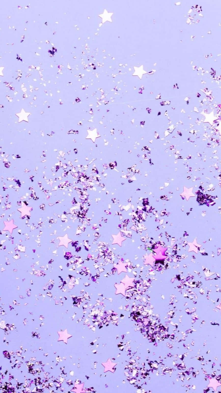Mobile na Cute na Light Purple Confetti Wallpaper