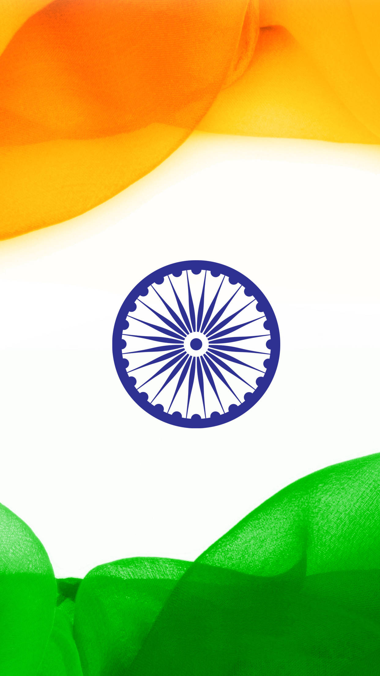 Mobileng May Disenyong Bandilang Indian Wallpaper