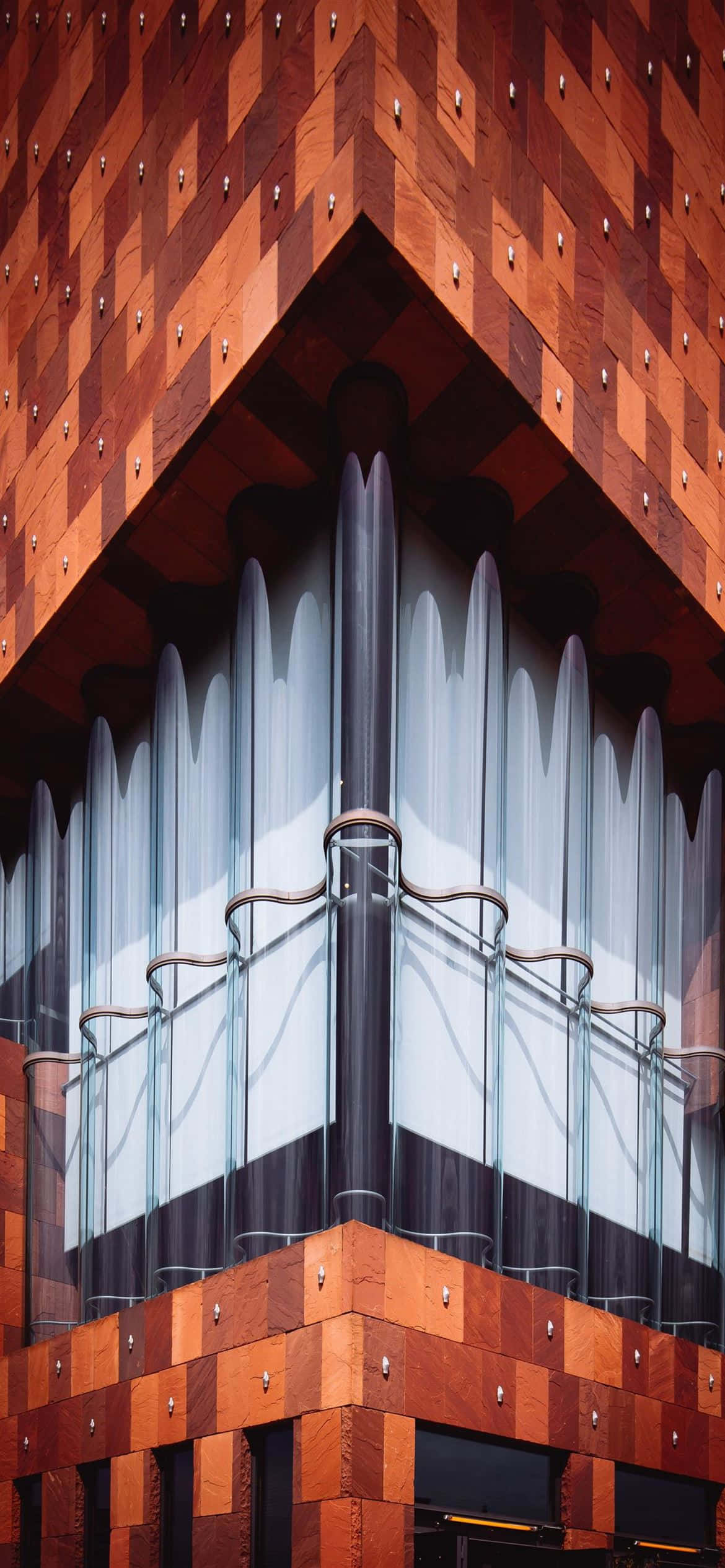 Modern iPhone Museum Aan de Stroom Wallpaper
