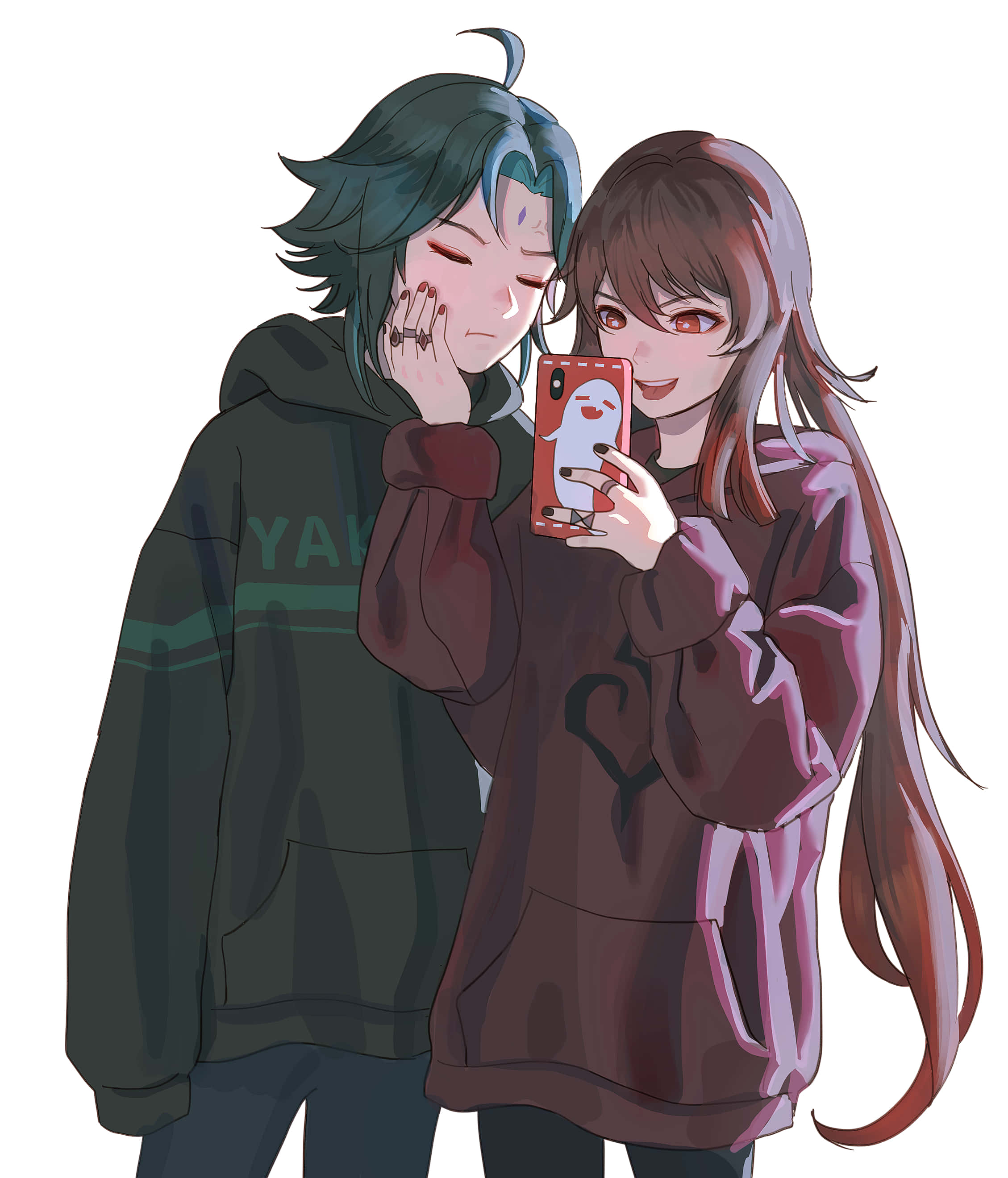 Modernong Genshin Matching PFP Wallpaper