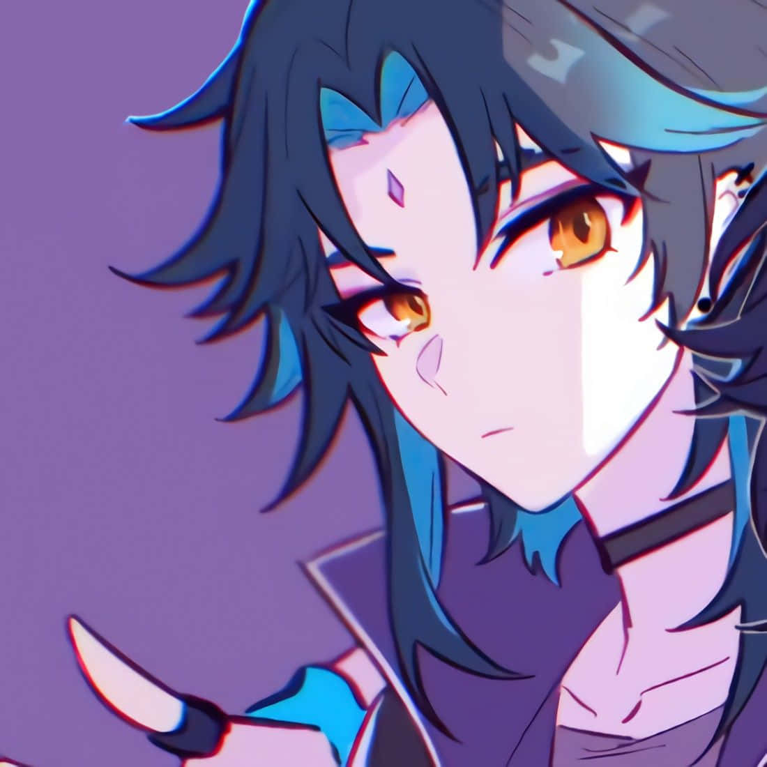 Modernong Xiao PFP na Nakaturo Wallpaper