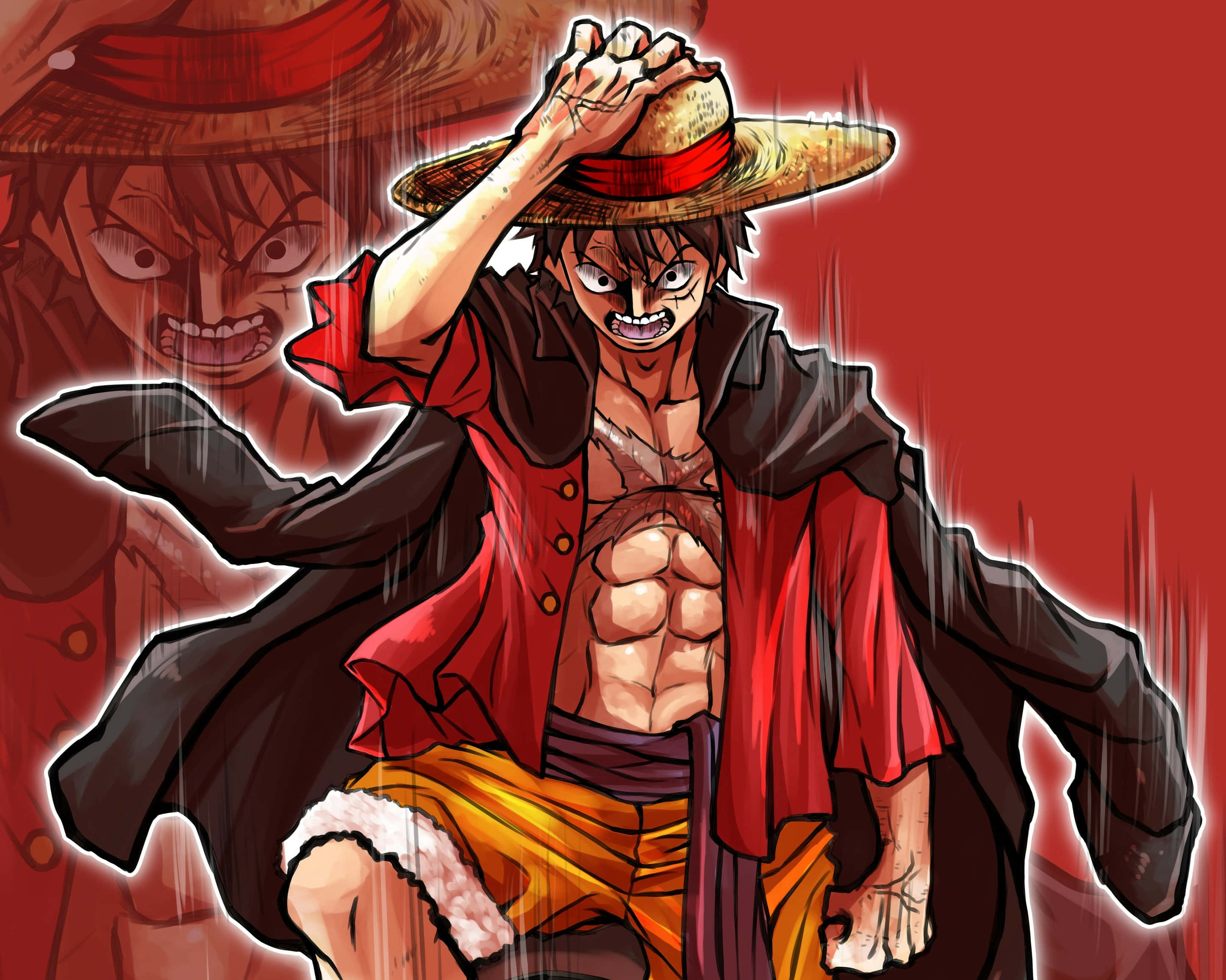 Monkey D. Luffy, ang pangunahing tauhan ng One Piece Wallpaper