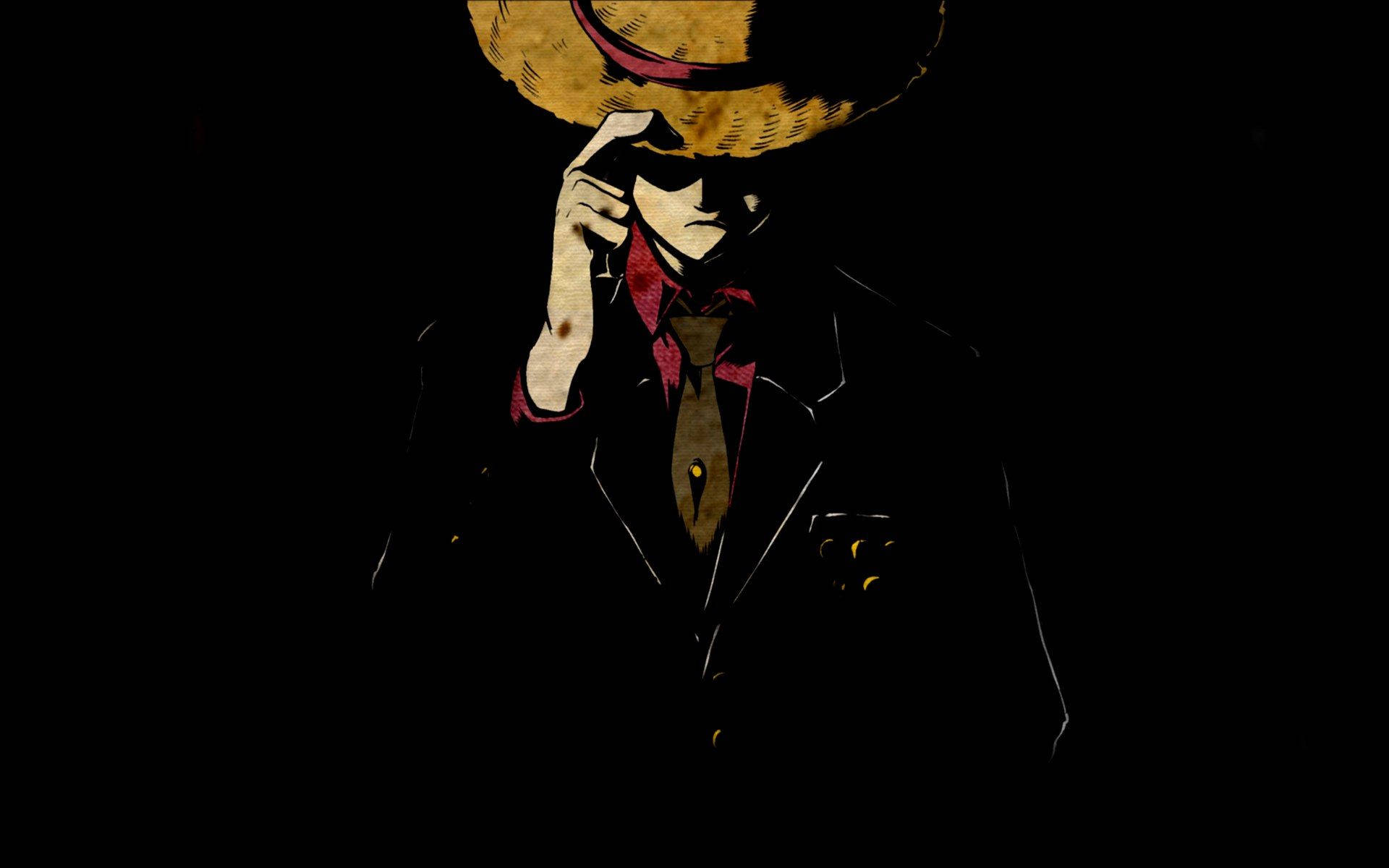 "Monkey D. Luffy Determinadong Magtagumpay sa Kanyang Pakikipagsapalaran Bilang Pirata" Wallpaper