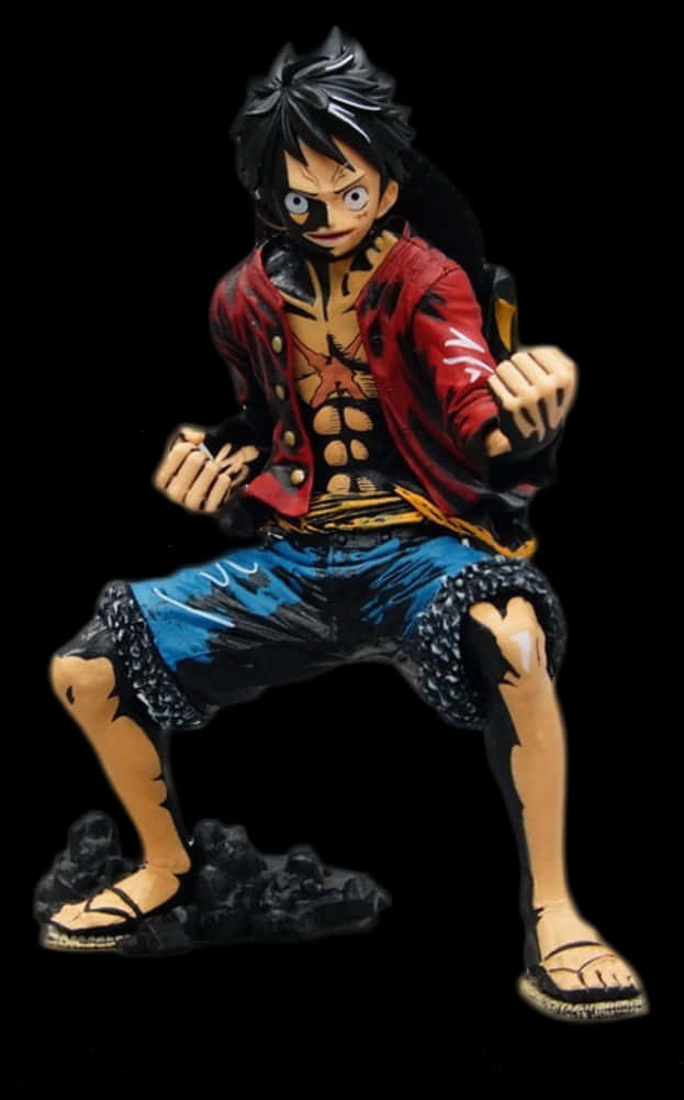 Monkey D. Luffy One Piece Figure Wallpaper