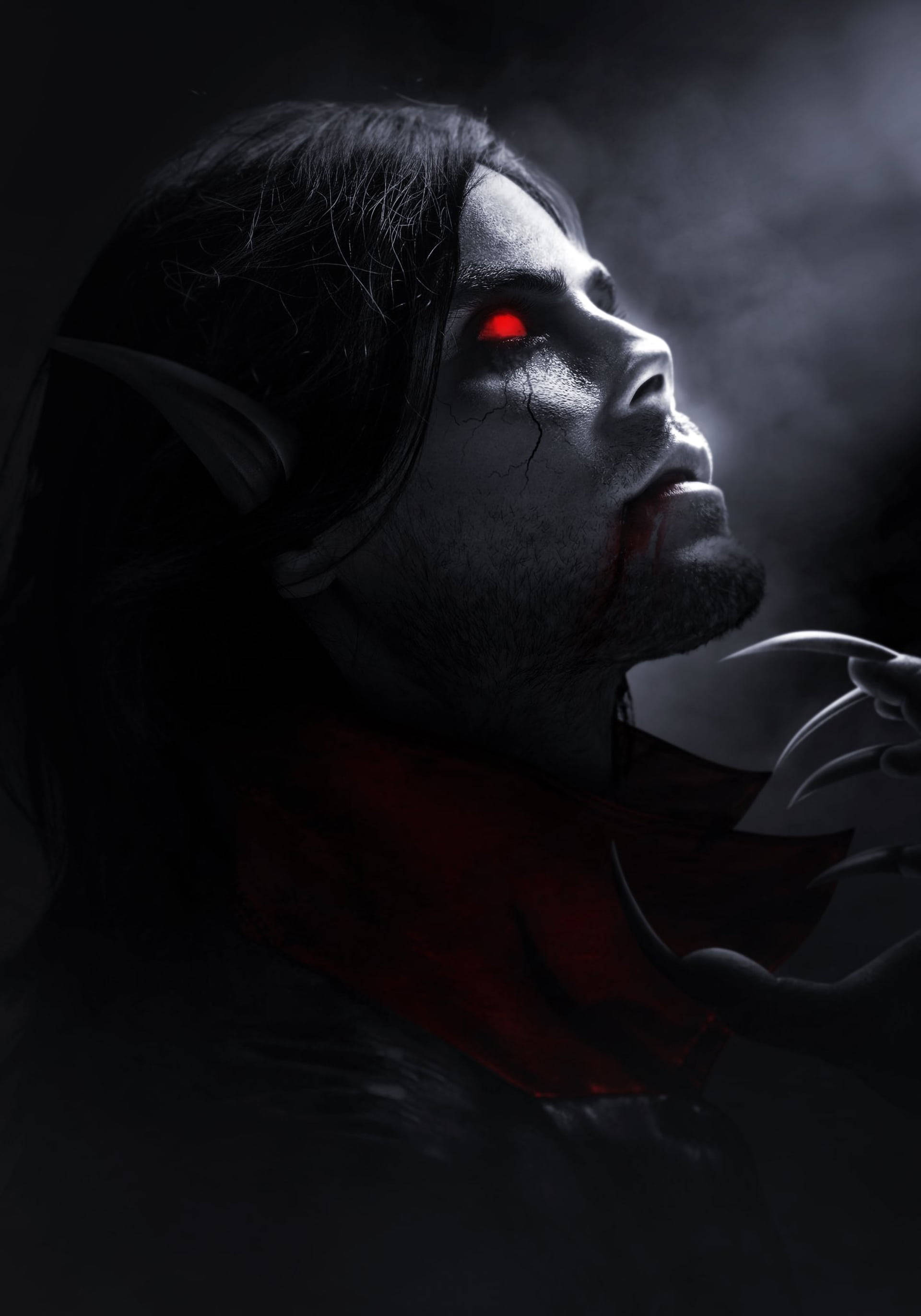 Morbius na Nagliliwan ang mga Mata Wallpaper