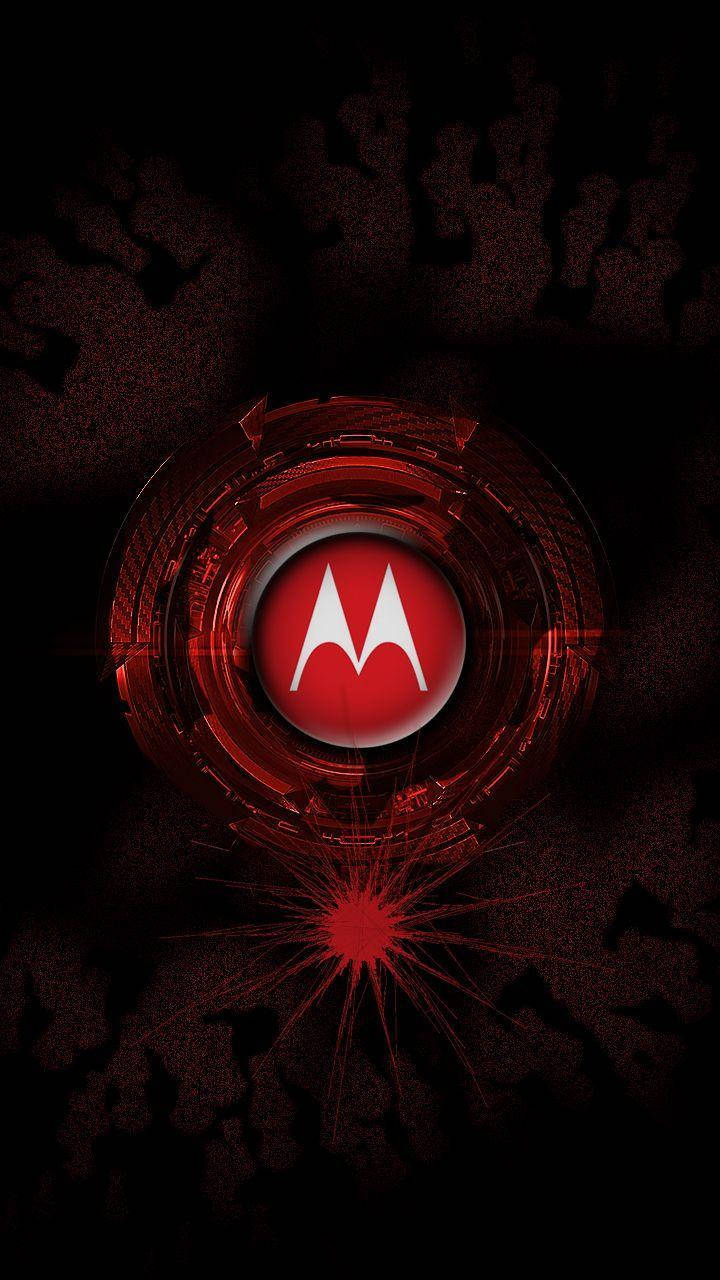 Motorola Madilim na Pula Wallpaper