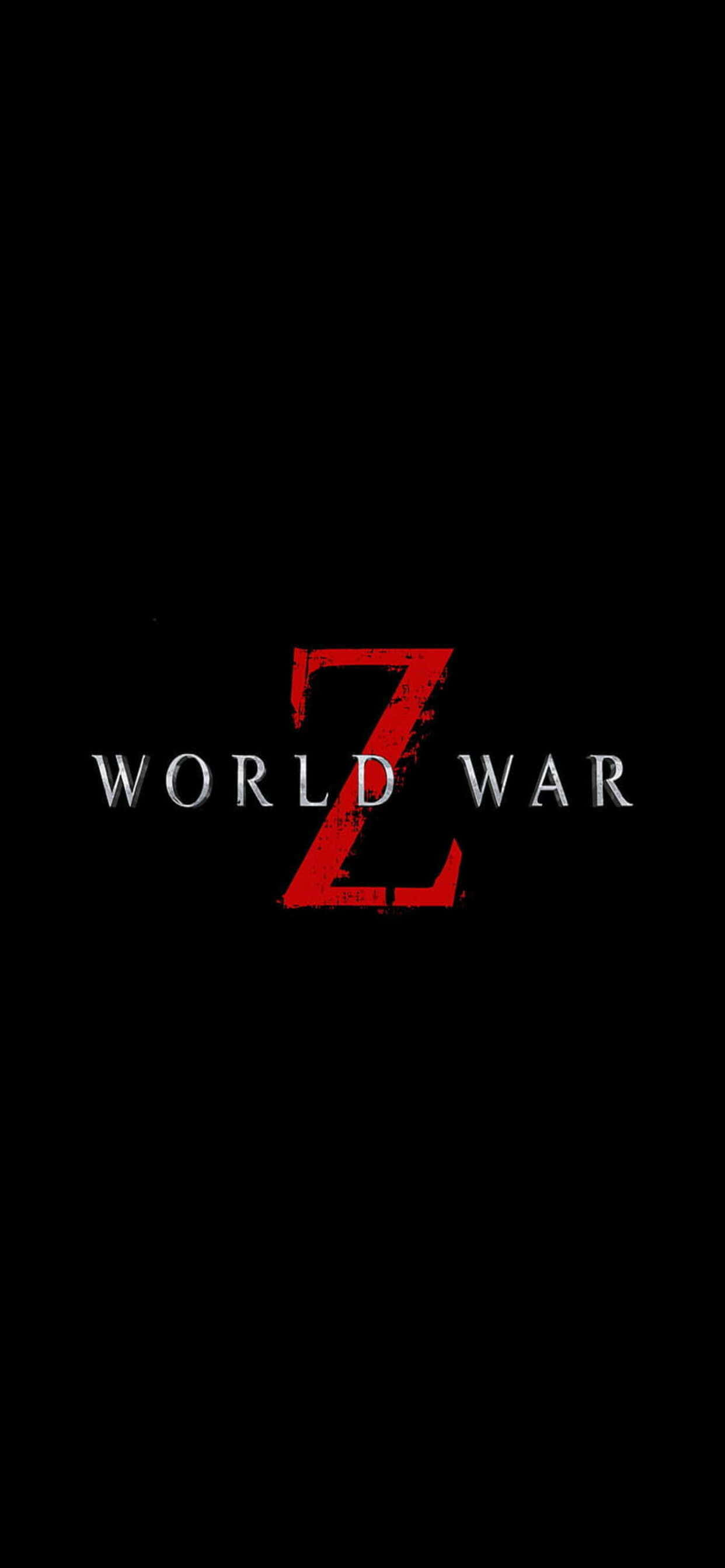 Movie Title iPhone XS Max World War Z Background Wallpaper
