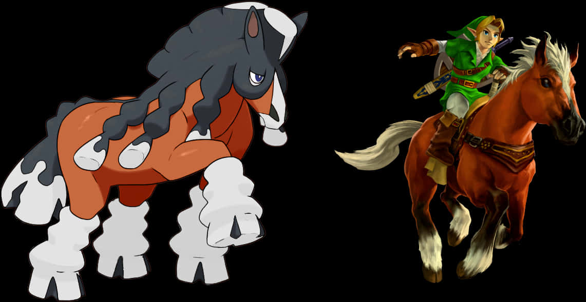 Mudsdale at Epona Wallpaper